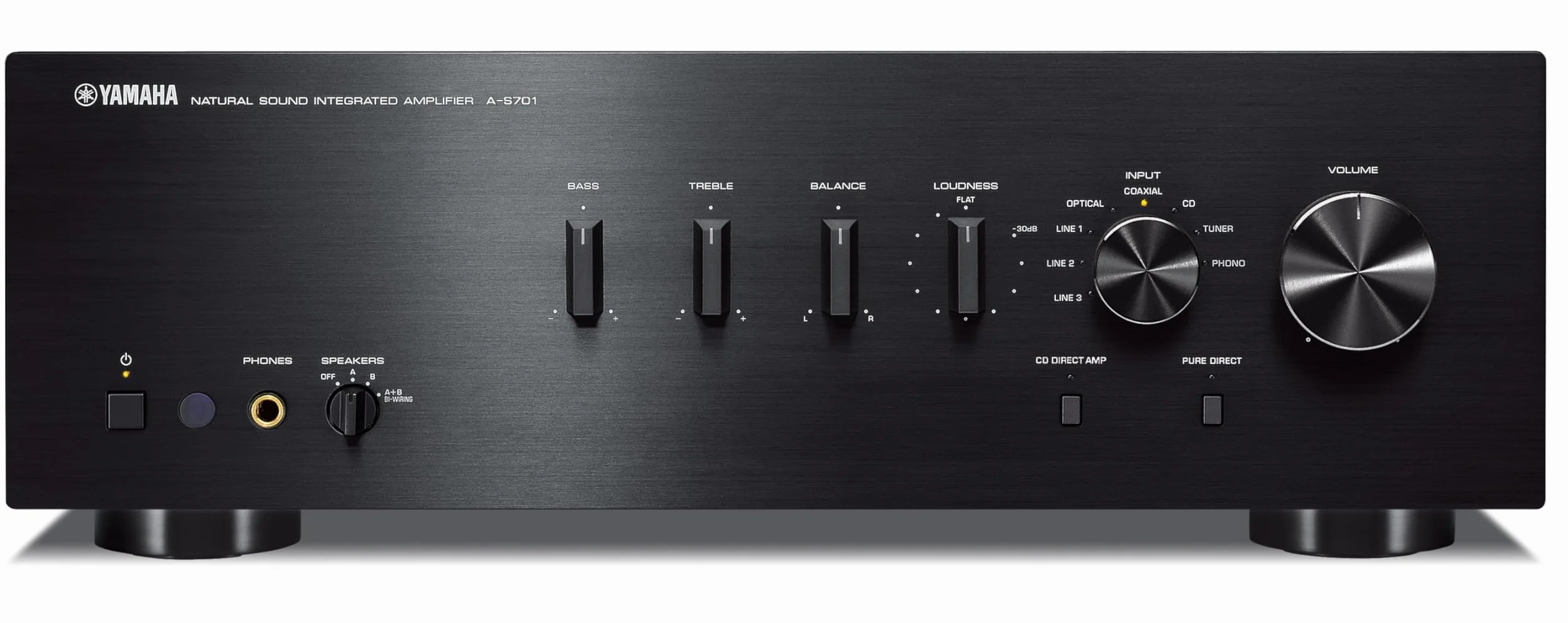 Yamaha A-S701 Amplificatore Integrato, Nero