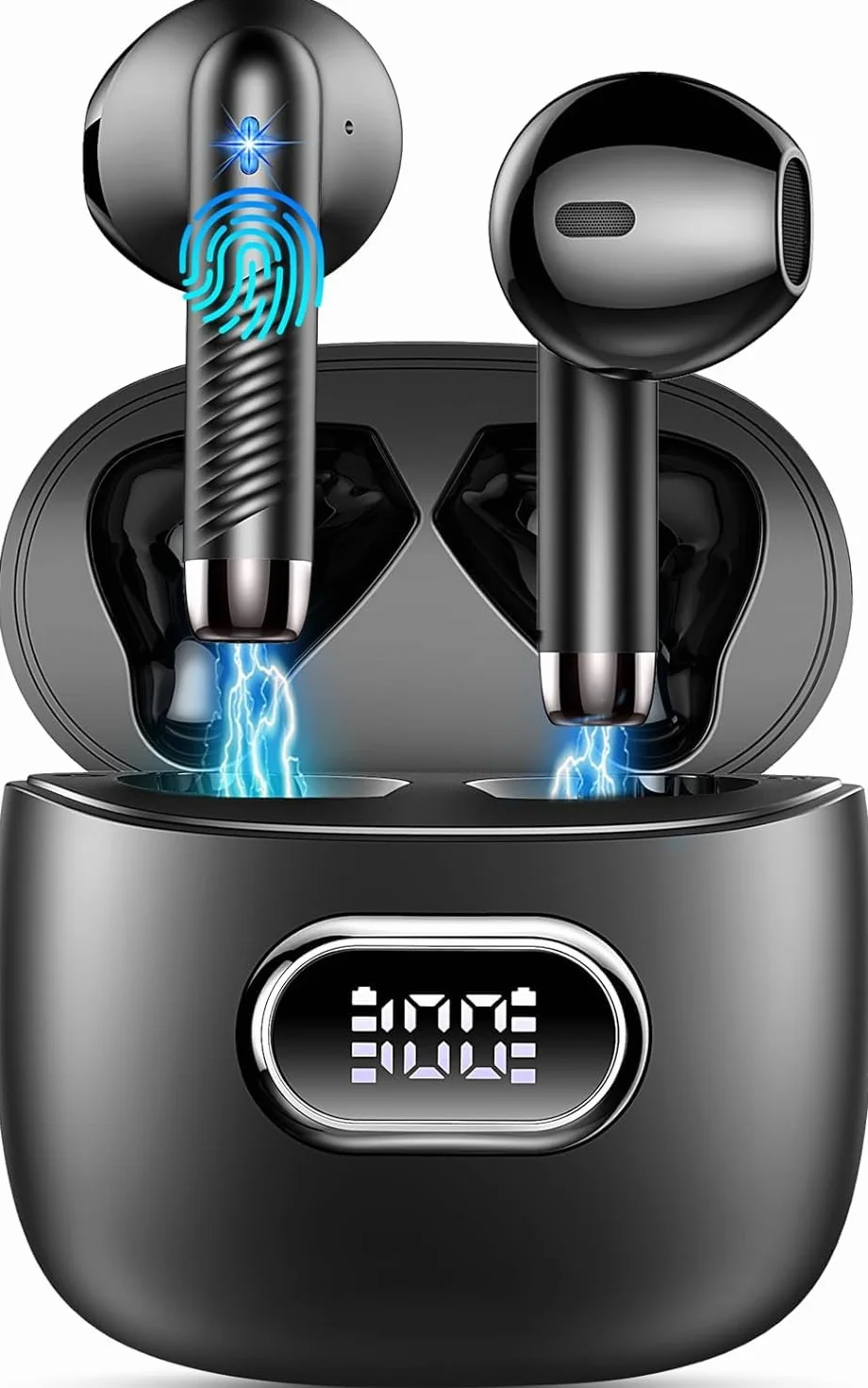 Renimer Cuffie Bluetooth 5.4 2026 Nuovo, Auricolari Wireless con Riduzione del Rumore ENC 4 Microfoni