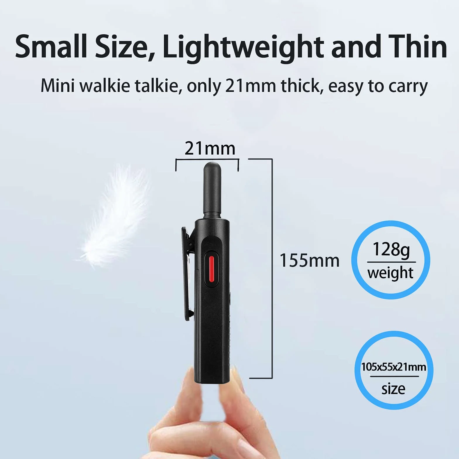 Retevis RB628 Walkie Talkie con Auricolare, Radio Ricetrasmittenti Ricaricabile, 16 Canali Licenza-libera PMR446, 1500 mAh, Schermo LCD VOX, Walkie Talkie a Lungo Raggio per Scuola (6 Pezzi, Nero)