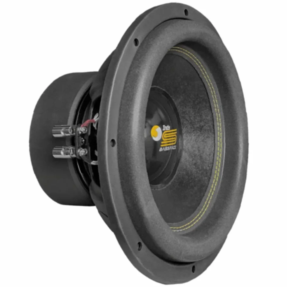 1 SUBWOOFER BASS FACE INDYS12/2 INDY S12/2 30,00 cm 300 mm 12" diametro doppia bobina dvc 2+2 ohm 1300 watt rms 2600 watt max auto car, 1 pezzo
