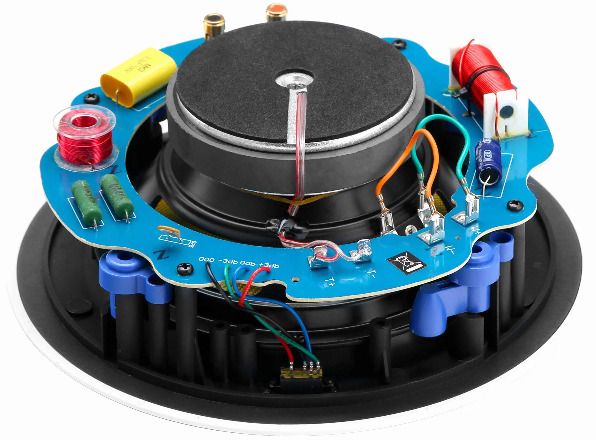 Pronomic CLS-660 WH Altoparlanti da Incasso 2 Vie 6,5" 165 mm Woofer 60 Watt RMS bianco