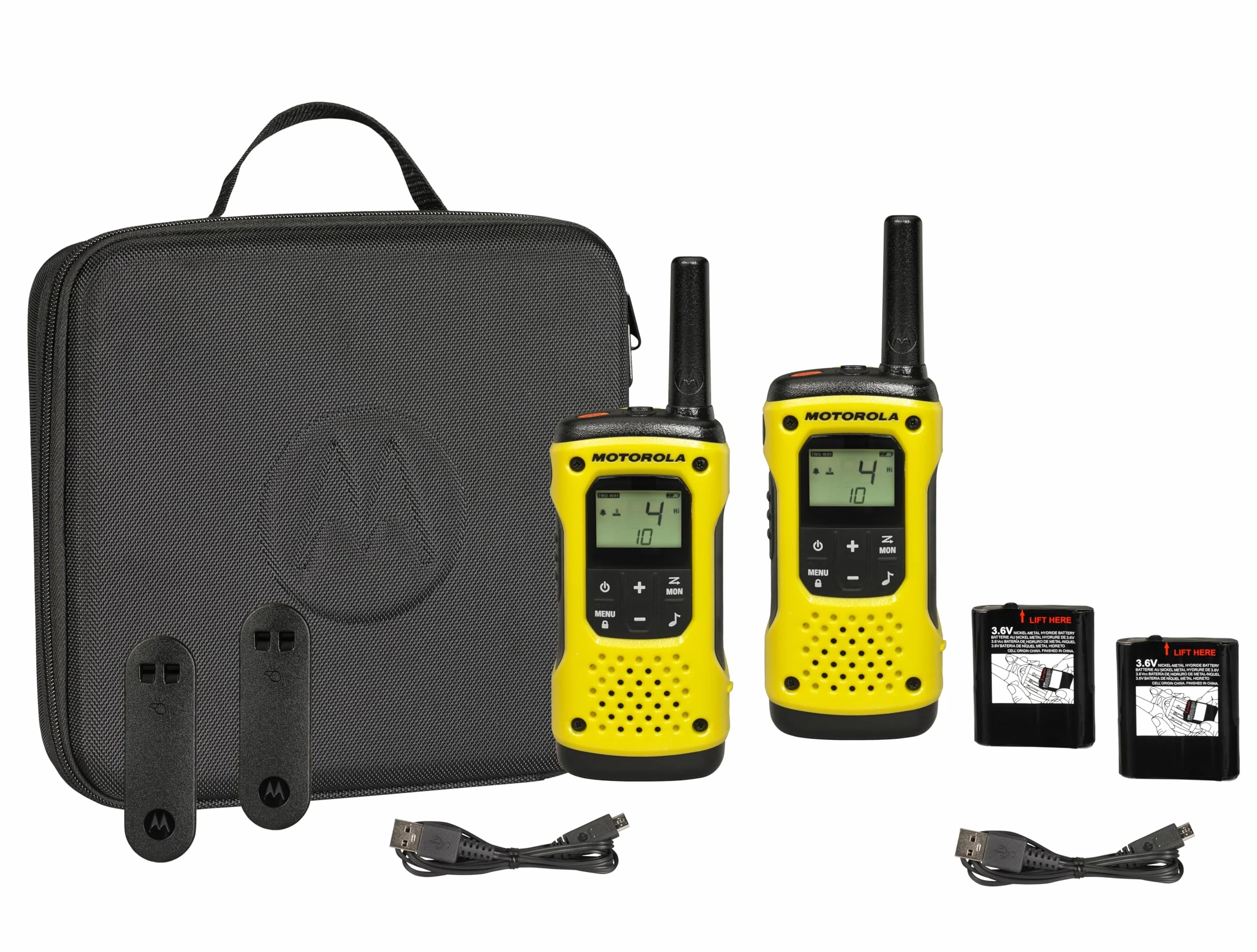 MOTOROLA Solutions TALKABOUT T92 Walkie Talkie PMR446 IP67 Nero/Giallo