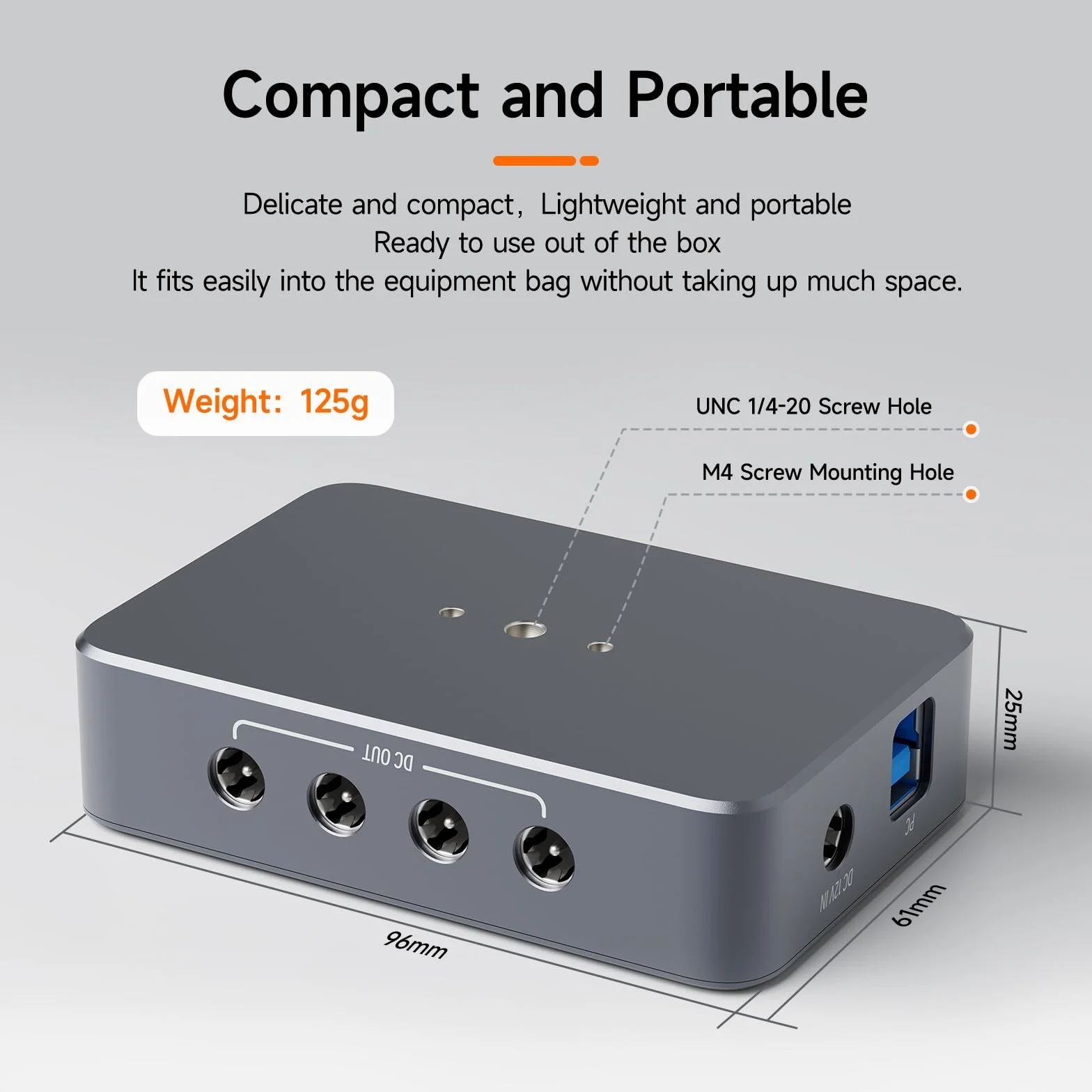 Svbony SV241 USB Controllo Hub per Astronomia, Accessorio per Telescopio Astronomico per Adulti, Adattatore Tascabile con 6 DC Uscite di Alimentazione, r Fotografia Lunare, o del Cielo Profondo