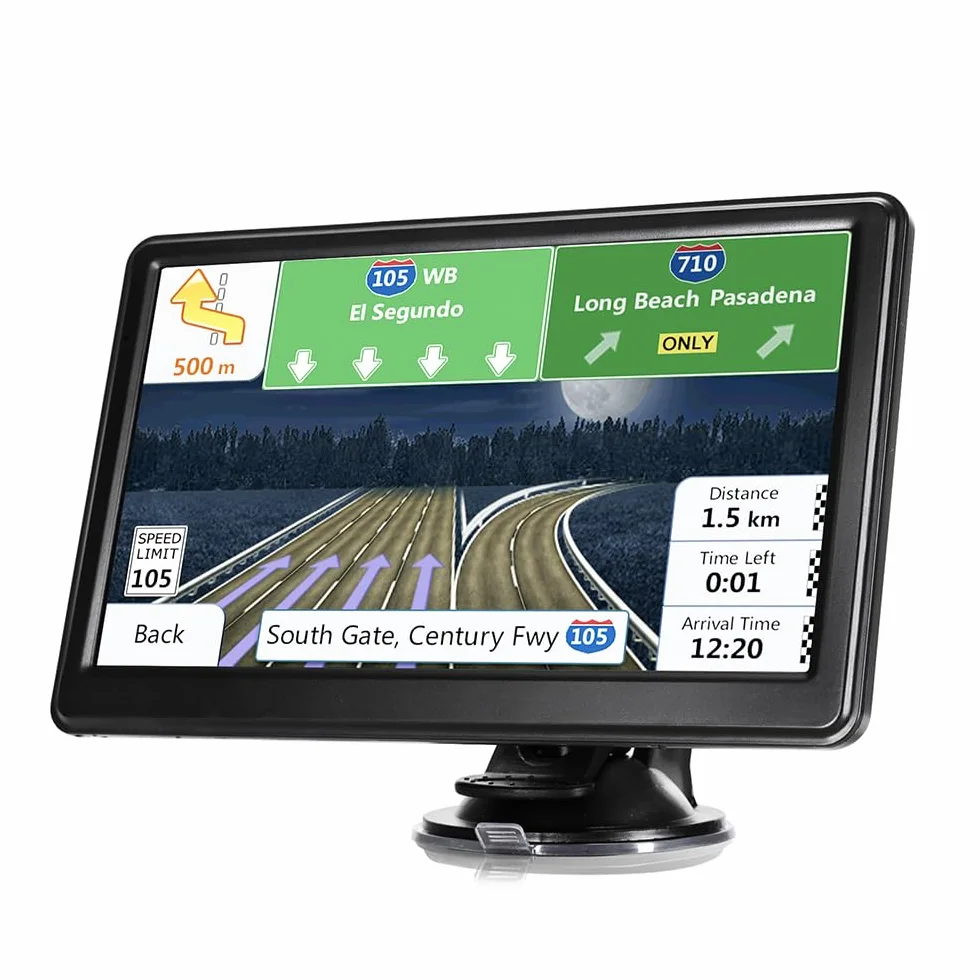 Winnes Navigatore Satellitare per Auto Camion Taxi,HD 7'' Schermo Capacitivo,Precaricato Mappa Europa 2024, Avviso Traffico Vocale, Limite di Velocità, Aggiornamenti Gratuiti delle Mappe a Vita