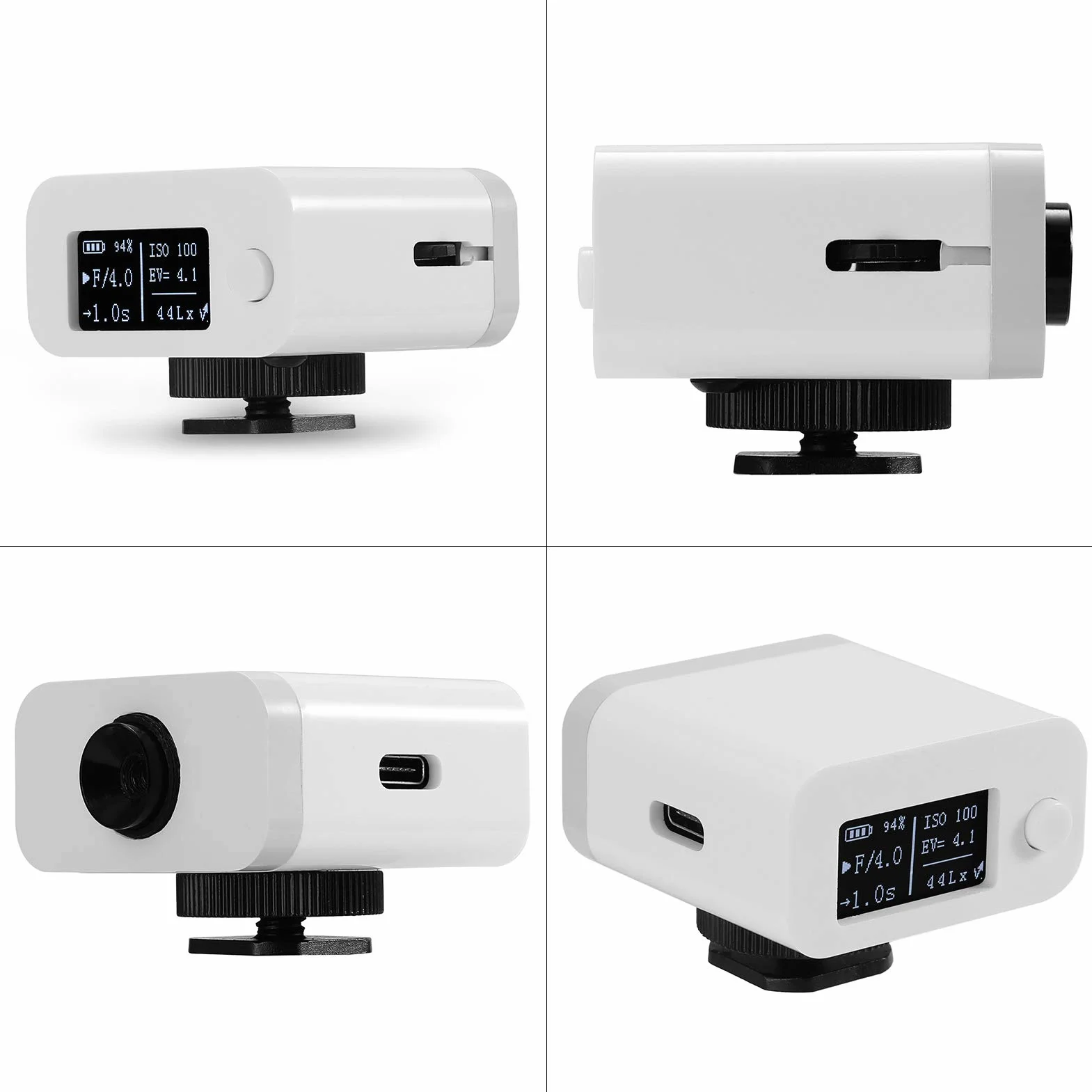 Esposimetro della Fotocamera,Sunydog M08 Esposimetro Fotocamera Fotometro Fotografia Set-top Esposimetro a riflessione Esposimetro per fotocamera con fissaggio caldo/freddo