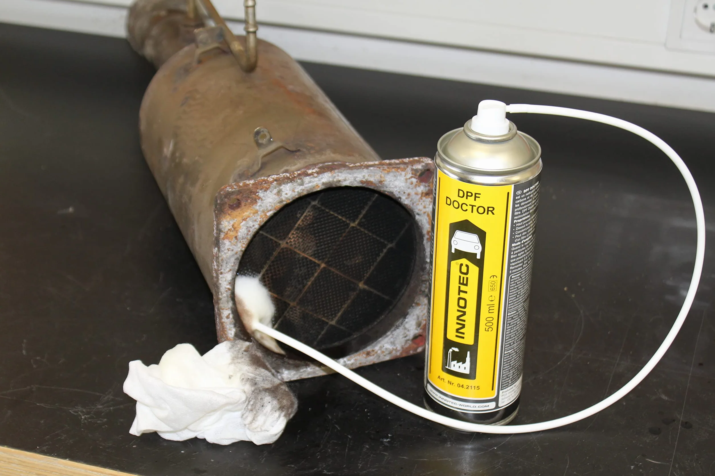 Innotec Filtro antiparticolato diesel Reinger | DPF Doctor – efficace detergente per allentare e rimuovere depositi di carbonio e fuliggine nei filtri antiparticolato diesel senza smontaggio –