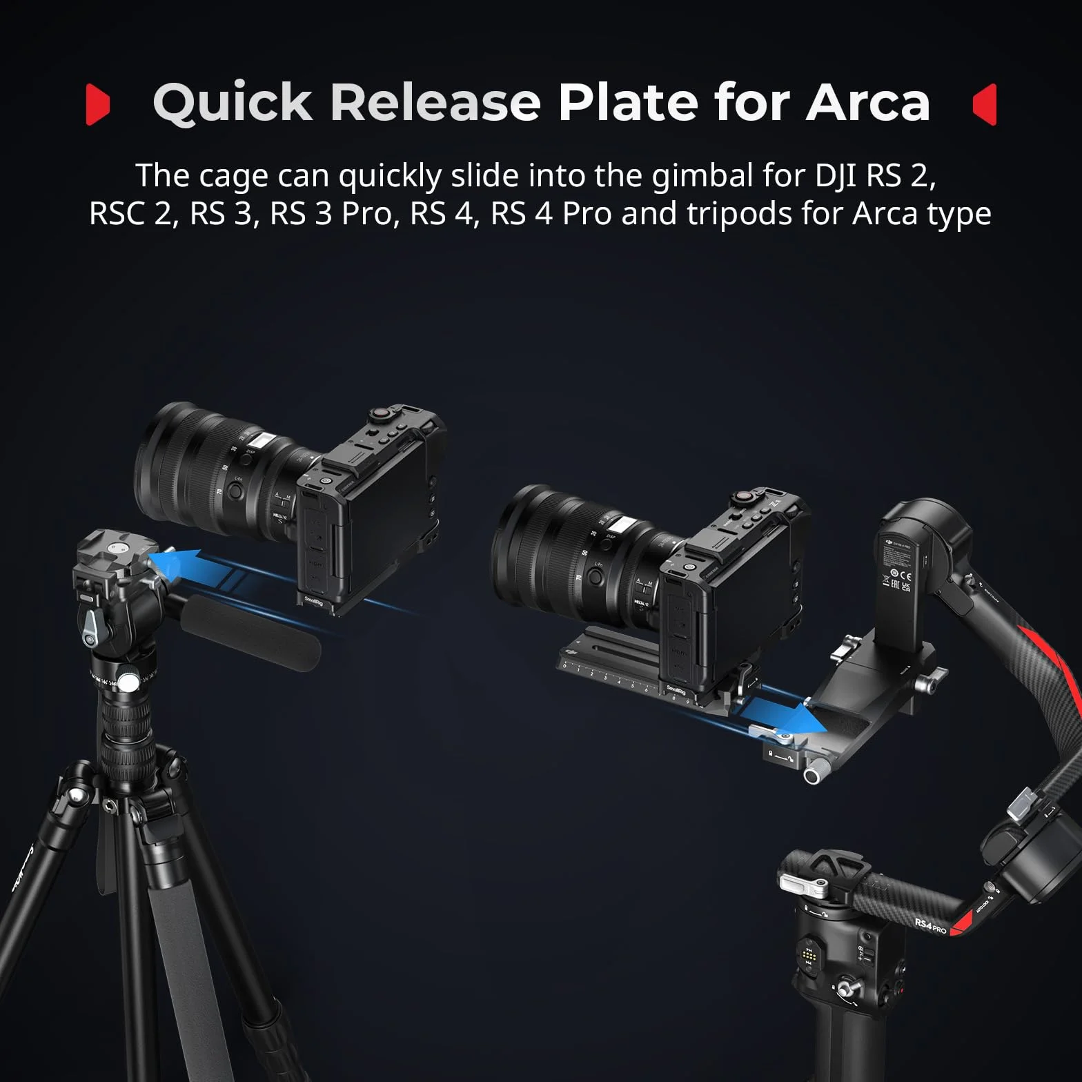 SmallRig Kit gabbia per fotocamera Nikon ZR con maniglia laterale girevole NATO, maniglia superiore per ARRI e morsetto per cavo HDMI, freddo integrata e piastra a sgancio rapido per Arca - 5468
