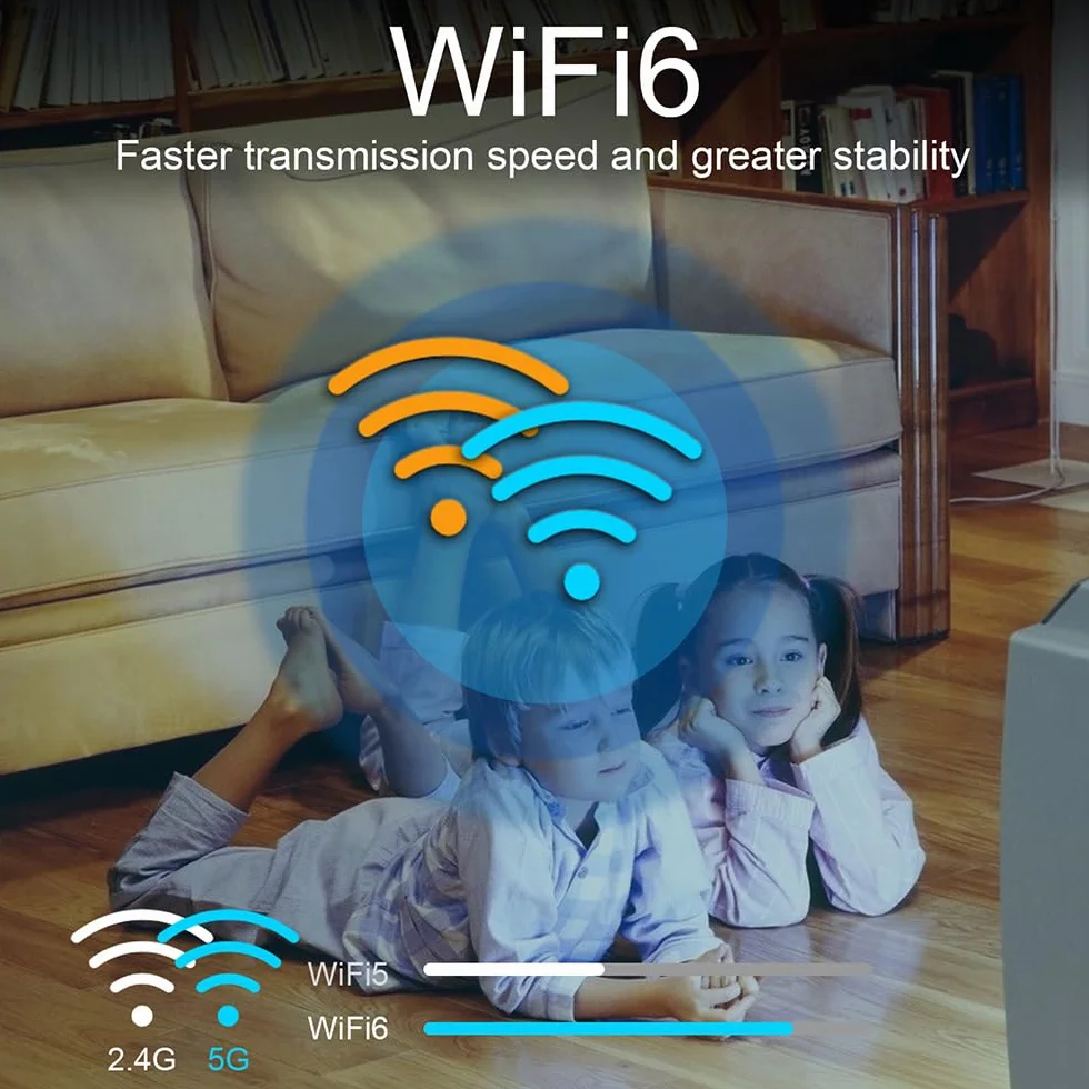 BOXPUT R5 scatola Android con 4 GB RAM e 64 GB ROM, scatola TV Android 13.0, chip RK3528/WiFi6/BT5.0, 8K decodifica 3D HDR10 ad alta definizione video smart TV box, con isolamento a infrarossi