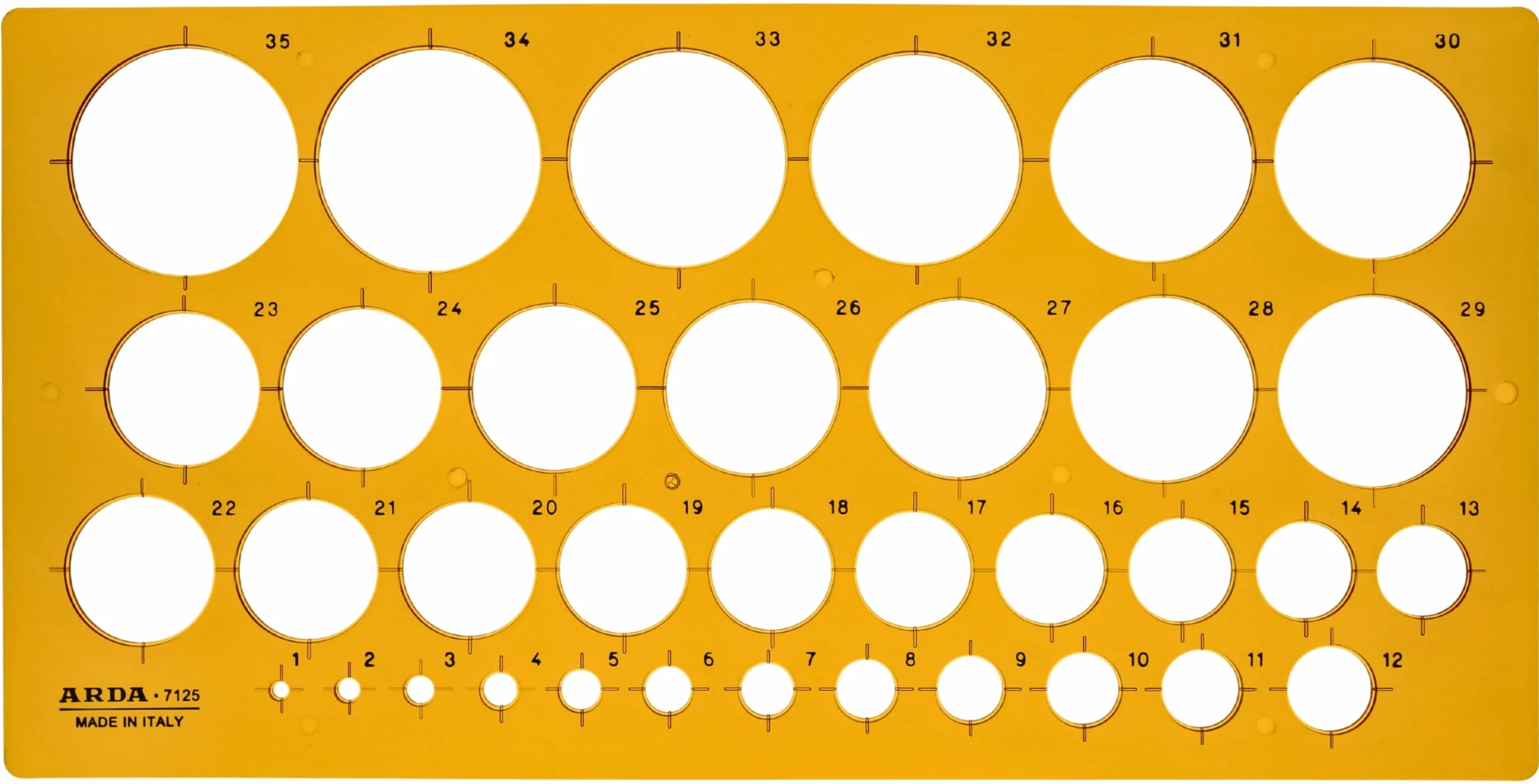 Arda 408908 Maschera per Cerchi Grandi