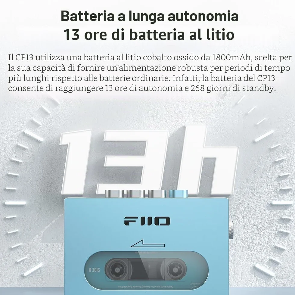 FiiO Lettore Cassette CP13 trasparente