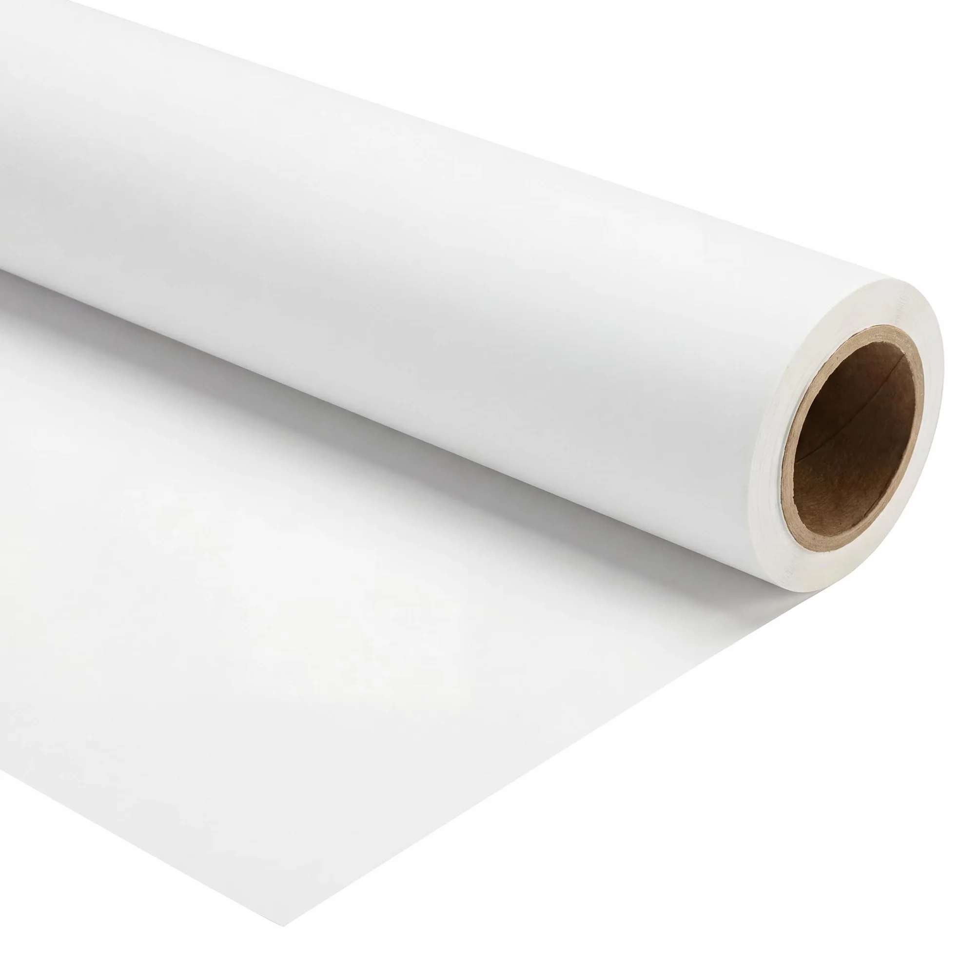 Walimex pro Sfondo fotografico in cartoncino bianco 2,60x10 m, Backdrop foto antiriflesso e resistente, per studi fotografici