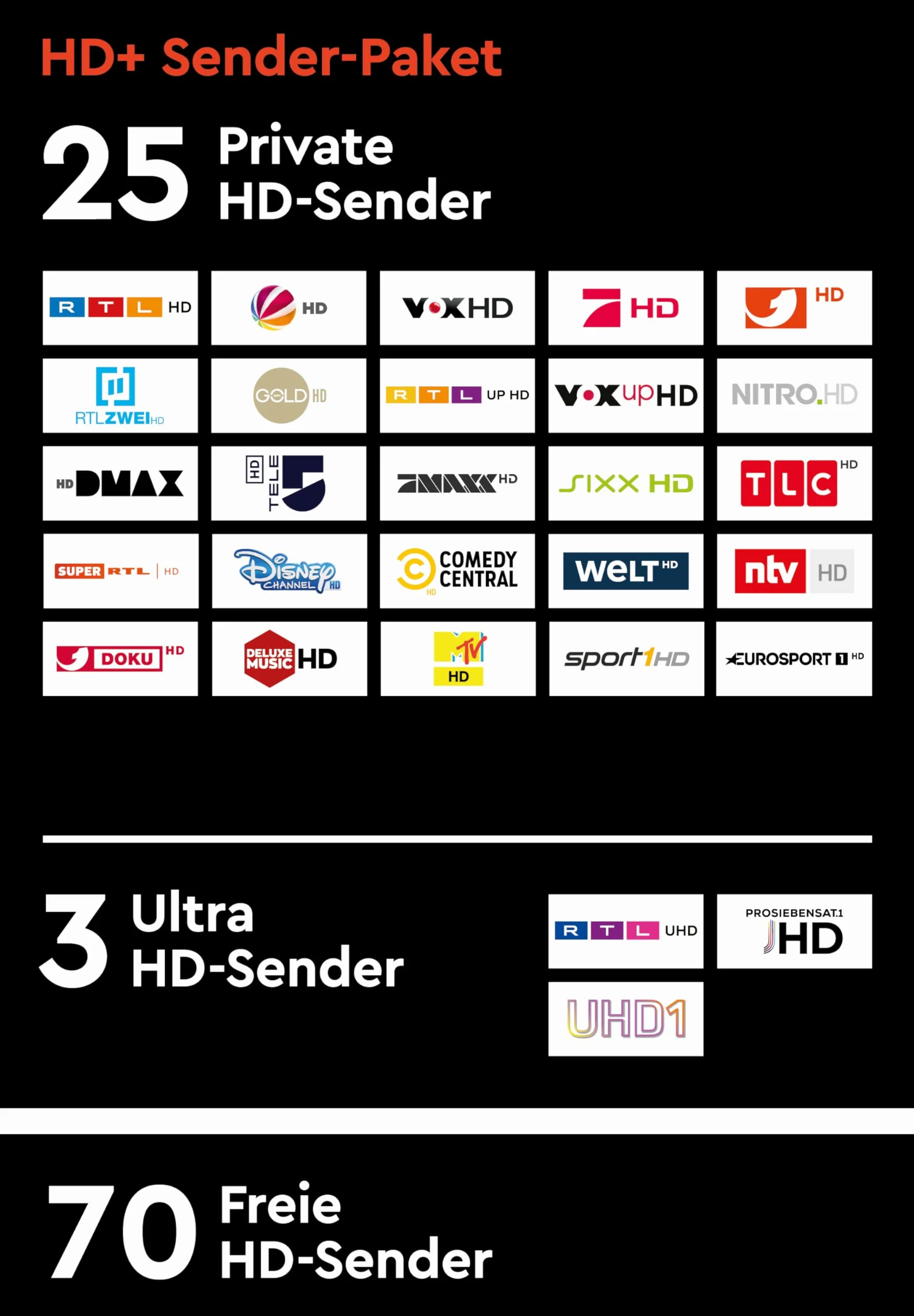 HD PLUS 4260155560132 HD + scheda per 6 mesi programmi Nero