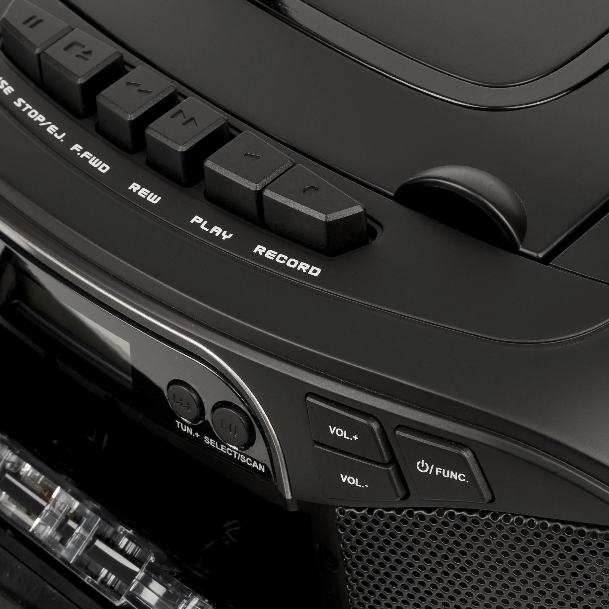 Trevi CMP 576 Stereo Portatile DAB FM, Boombox con Lettore CD e Musicassette, Ingressi USB, AUX-IN e Presa Cuffia