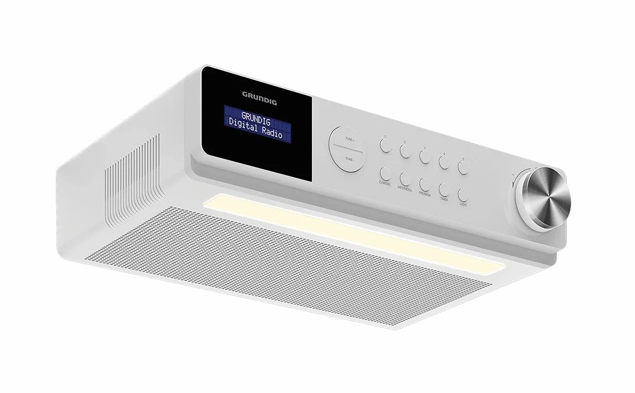 GRUNDIG radio da cucina DKR Bluetooth DAB DAB+ bianco