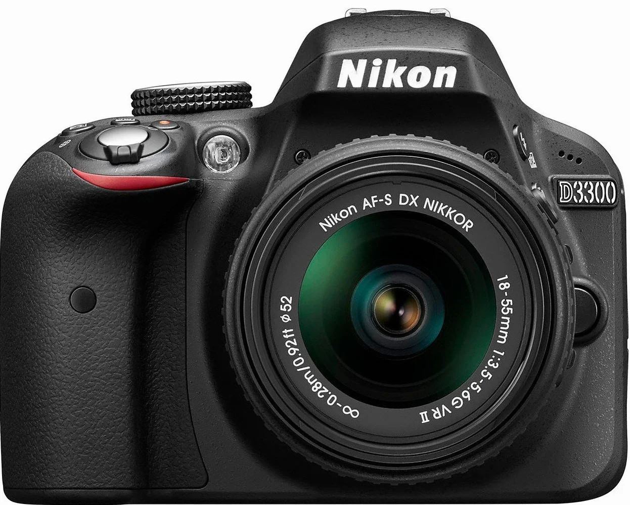 Nikon D3300 Fotocamera reflex digitale (24,2 MP, schermo LCD da 3 pollici) - Nero (Rinnovato)