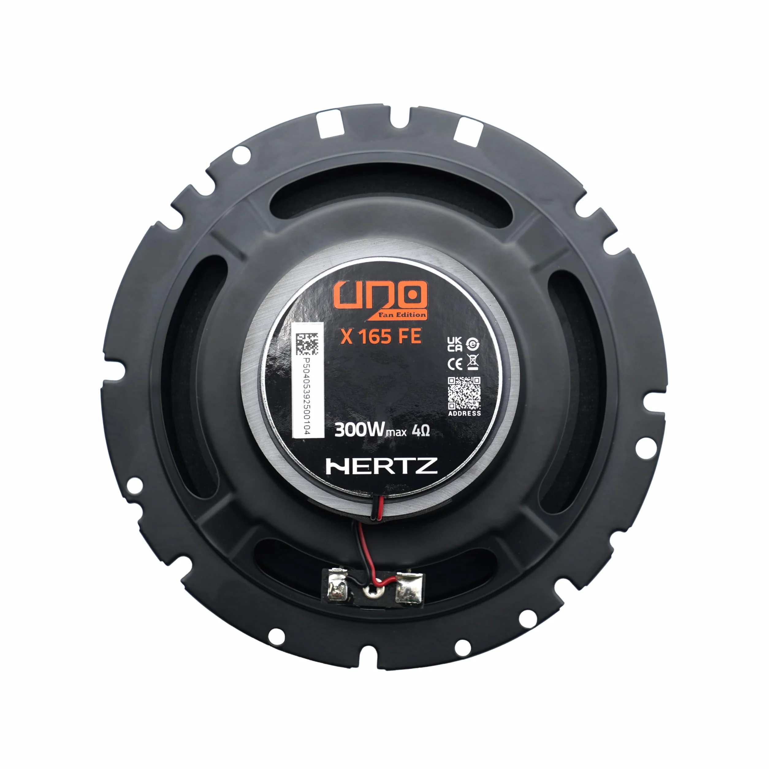 Hertz X 165 Fan Edition 2-Way Coaxial Speakers 165/170mm 300W Peak 50W RMS 4 Ohm