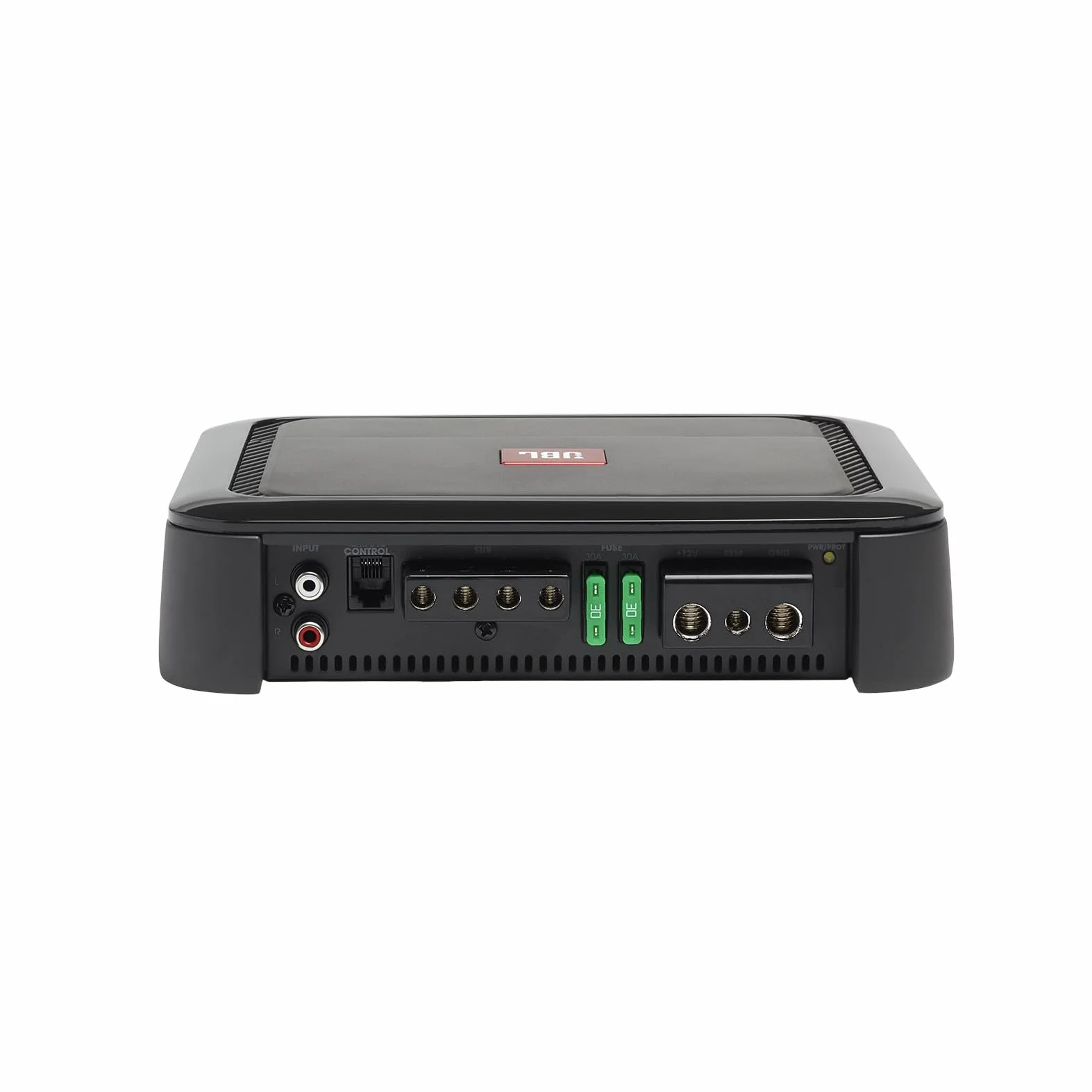 JBL Club A600 Amplificatore Mono Subwoofer con 350W RMS a 4Ω, 600W RMS a 2Ω, tecnologia Class D, risposta 10–320Hz, filtro LP variabile, bass boost e controllo di fase integrato per regolazione