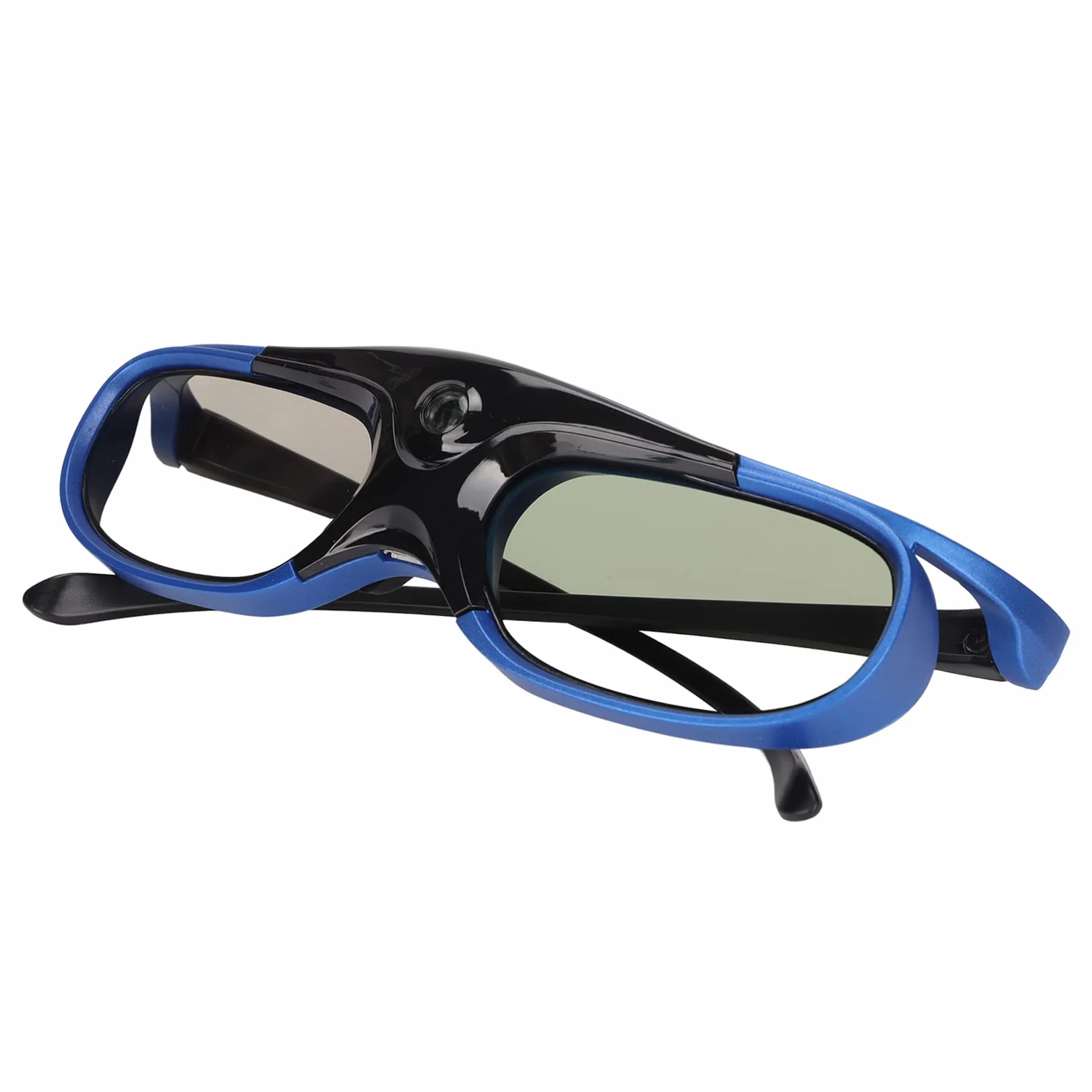 Occhiali 3D 2PCS, Occhiali 3D DLP Link 144Hz Occhiali 3D Attivi con Otturatore Ricaricabile per Tutti I Proiettori 3D DLP Link