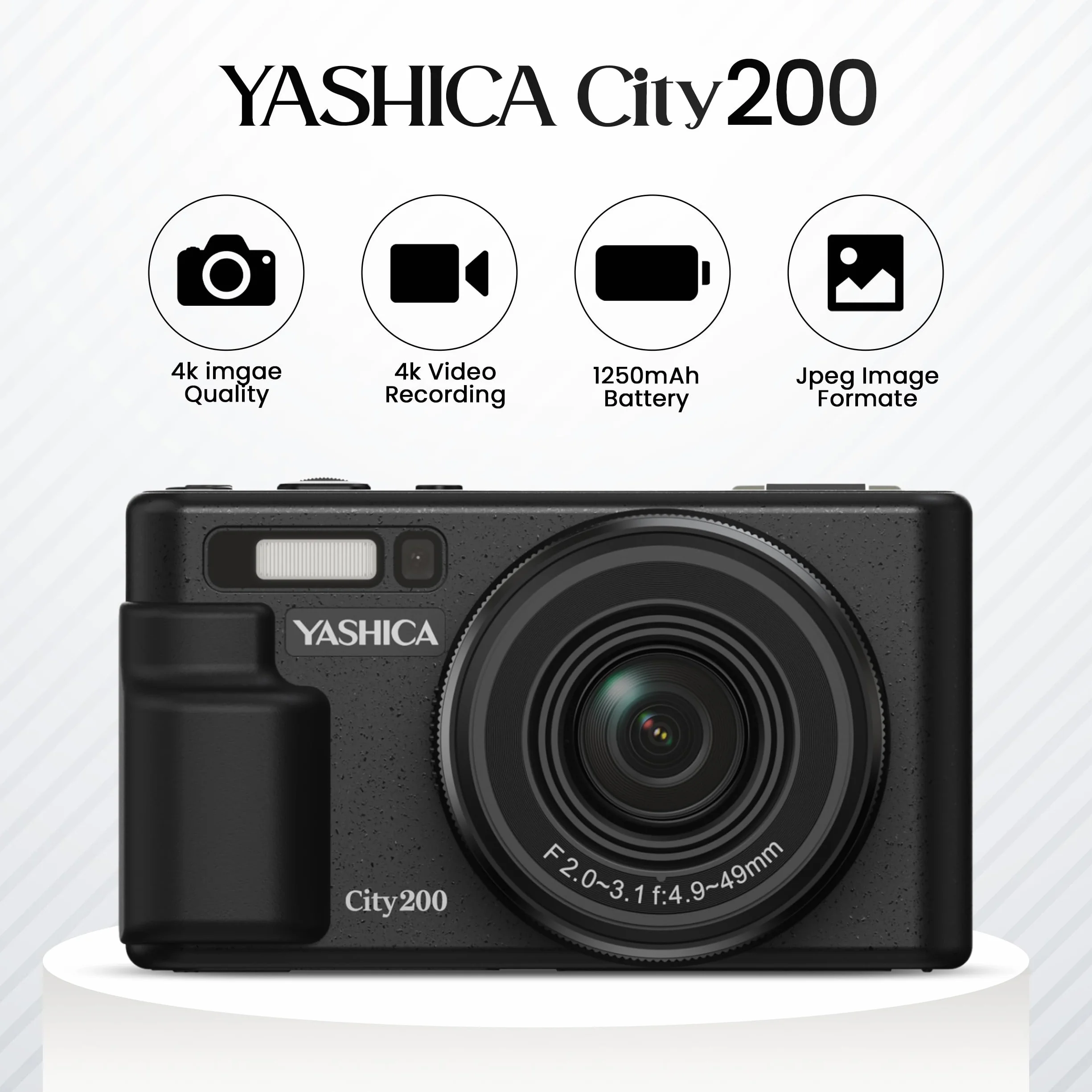 Yashica City 200 Nero