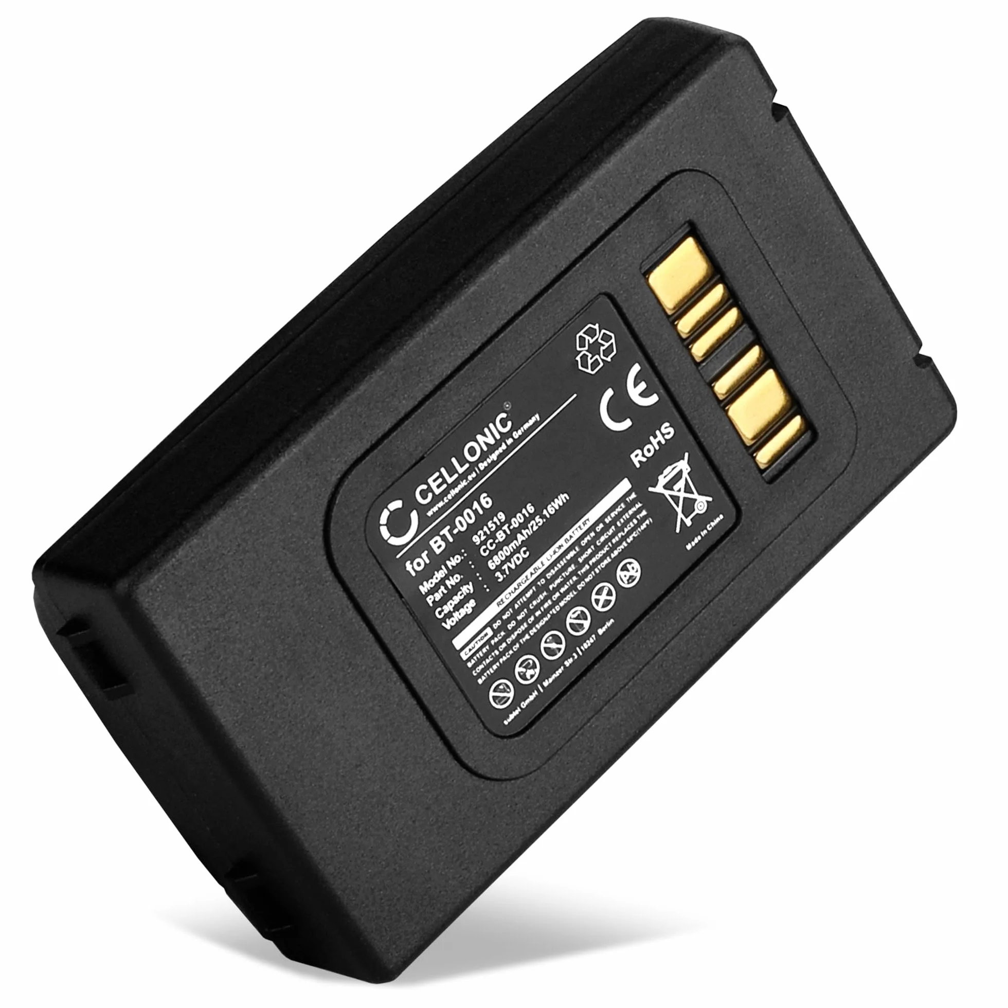 CELLONIC 1x Batteria per Scanner per codici a barra Compatibile con Datalogic Skorpio X4, Skorpio X3, 94ACC0046 – (6800mAh, 3.7V)