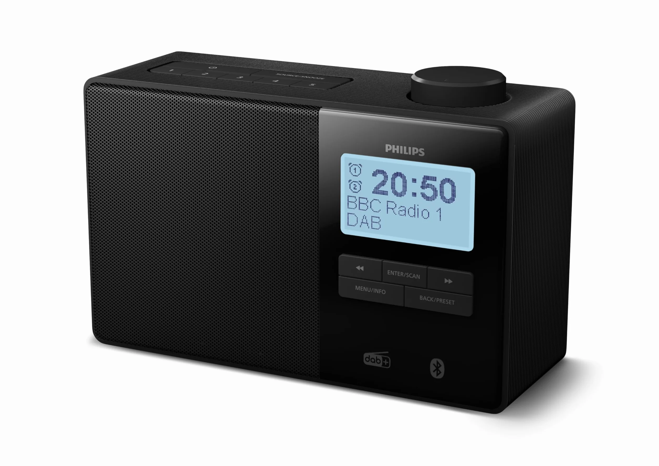 Philips TAR5600 Radio DAB/FM FM con USB e Bluetooth, realizzata in materiale PCR sostenibile