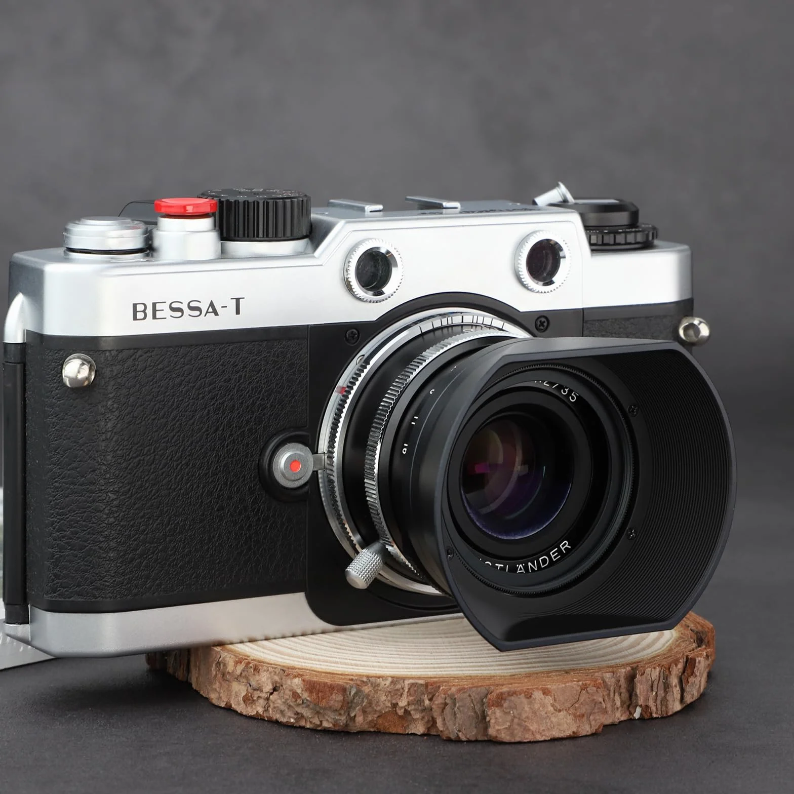 Haoge LH-VM12 - Paraluce quadrato a baionetta in metallo per Voigtlander 35 mm f2 1:2/35 ULTRON LH-12