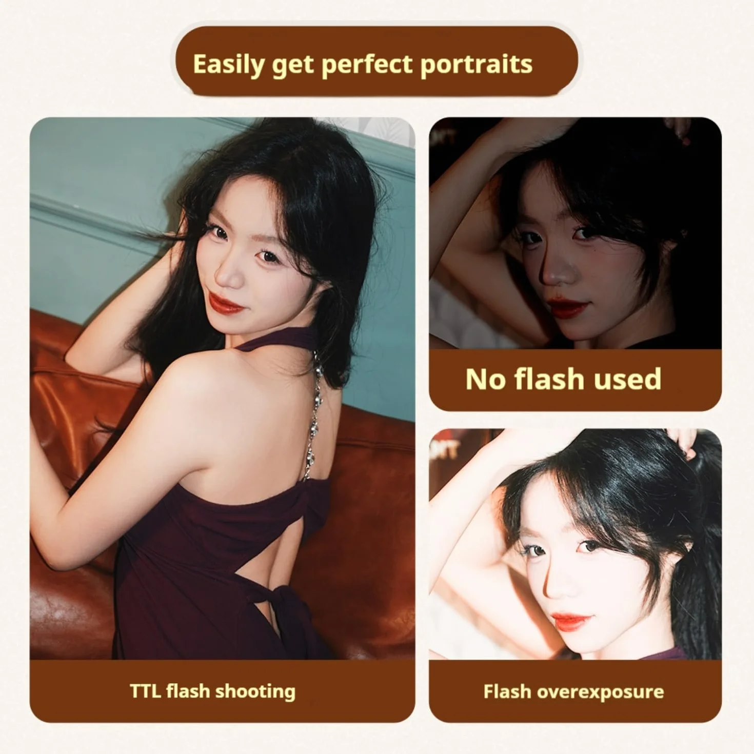 ZENIKO ZT08 F - Mini flash TTL per fotocamere Fuji da 47 g, ricarica USB-C, grandangolo da 28 mm, design retrò con display OLED, 740 flash completo, compatto e facile da viaggiare (argento)
