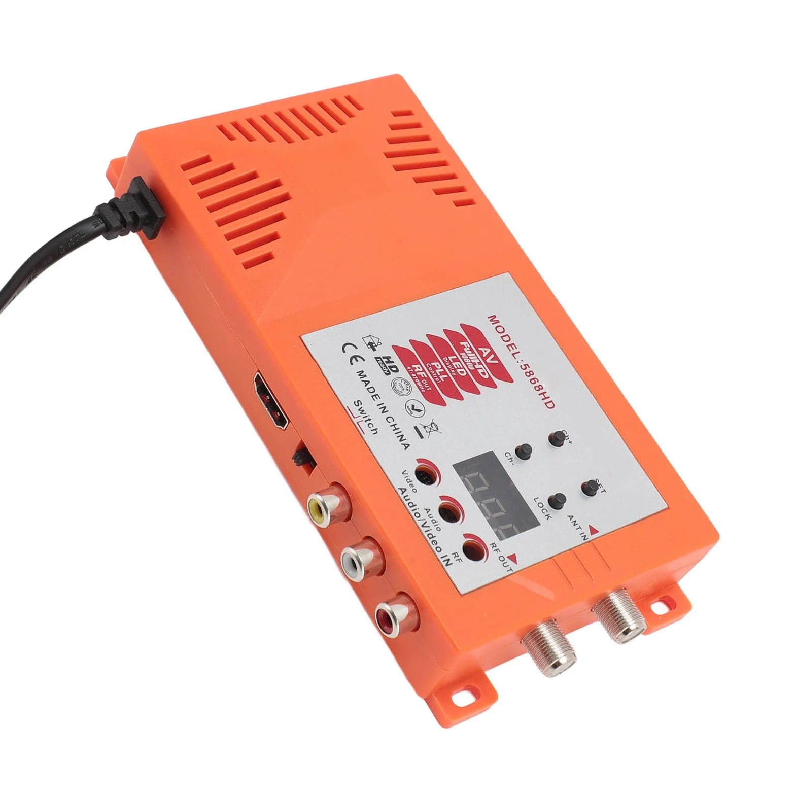 Interfaccia Multimediale HD Modulatore RF Plug and Play 100-240 V NTSC PAL Commutatore Canale Console Gioco