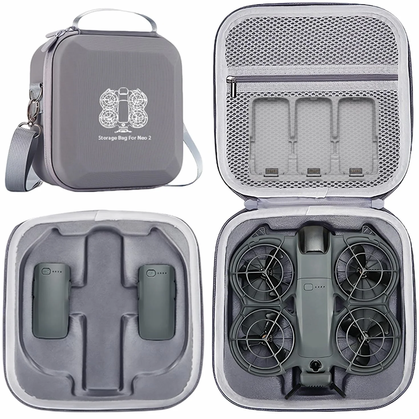 Custodia rigida per DJI Neo 2 Fly More Combo Case, Neo 2 No-rc, valigetta