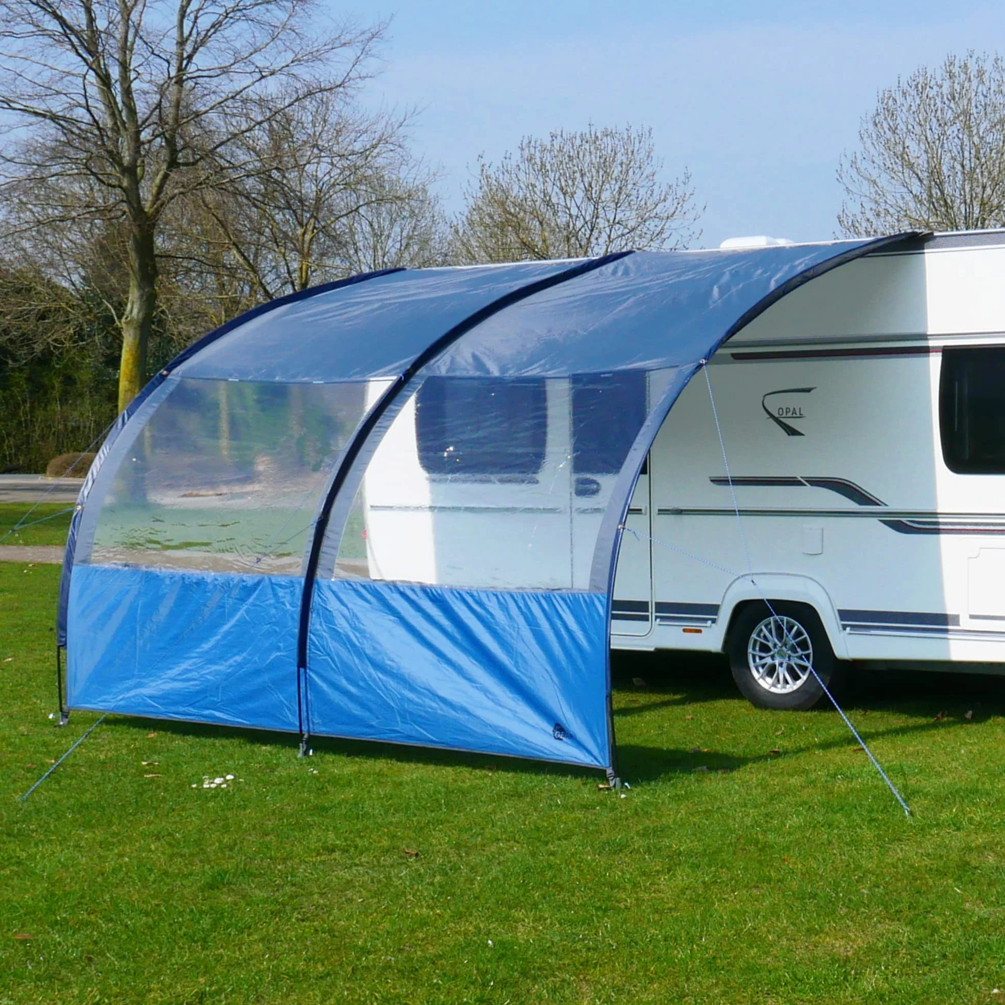 Tettoia per roulotte e camper Gear Riviera 4 misure 2-3,5m larghezza 260cm profondità protezione UV 50+