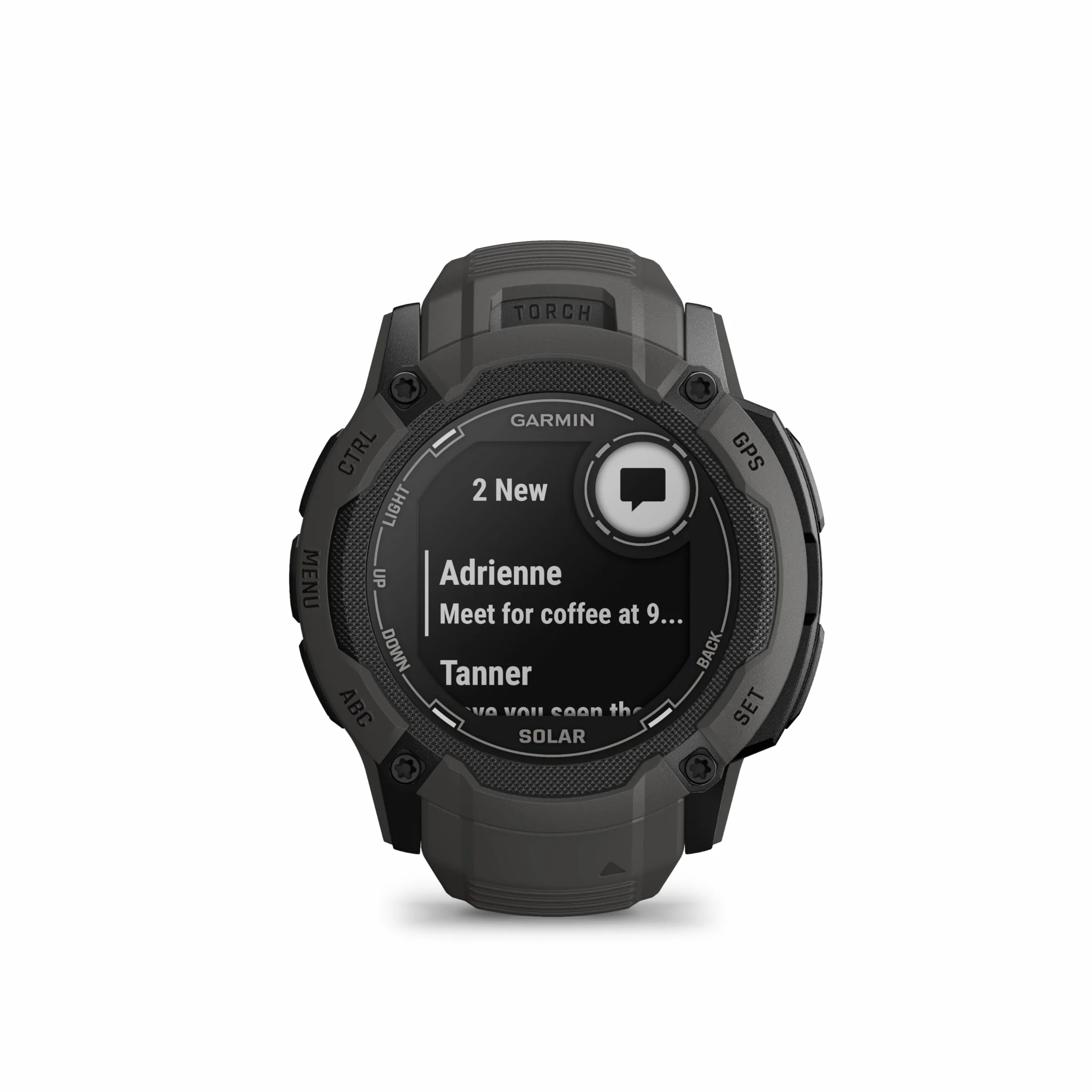 Garmin Instinct 2X Solar, Smartwatch, 50mm, Rugged design, Ricarica solare, Autonomia infinita, Disply 1,1", Torcia LED, GPS Multi-banda, Cardio, SpO2, Pay, Connect IQ (Graphite) (Ricondizionato)