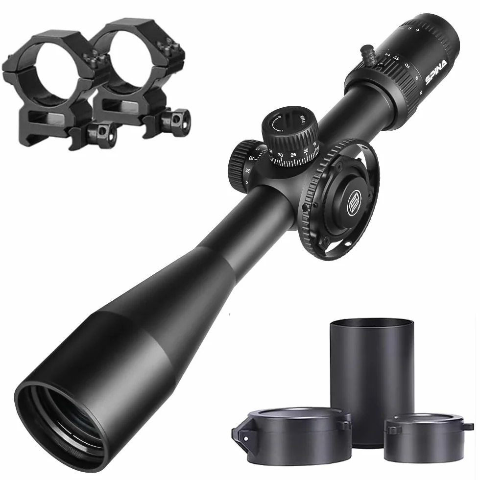 SPINA OPTICS 6-24X50 Primo Piano di Focalizzazione Telescopico Rifle Scope MIL Dot Reticolo Caccia