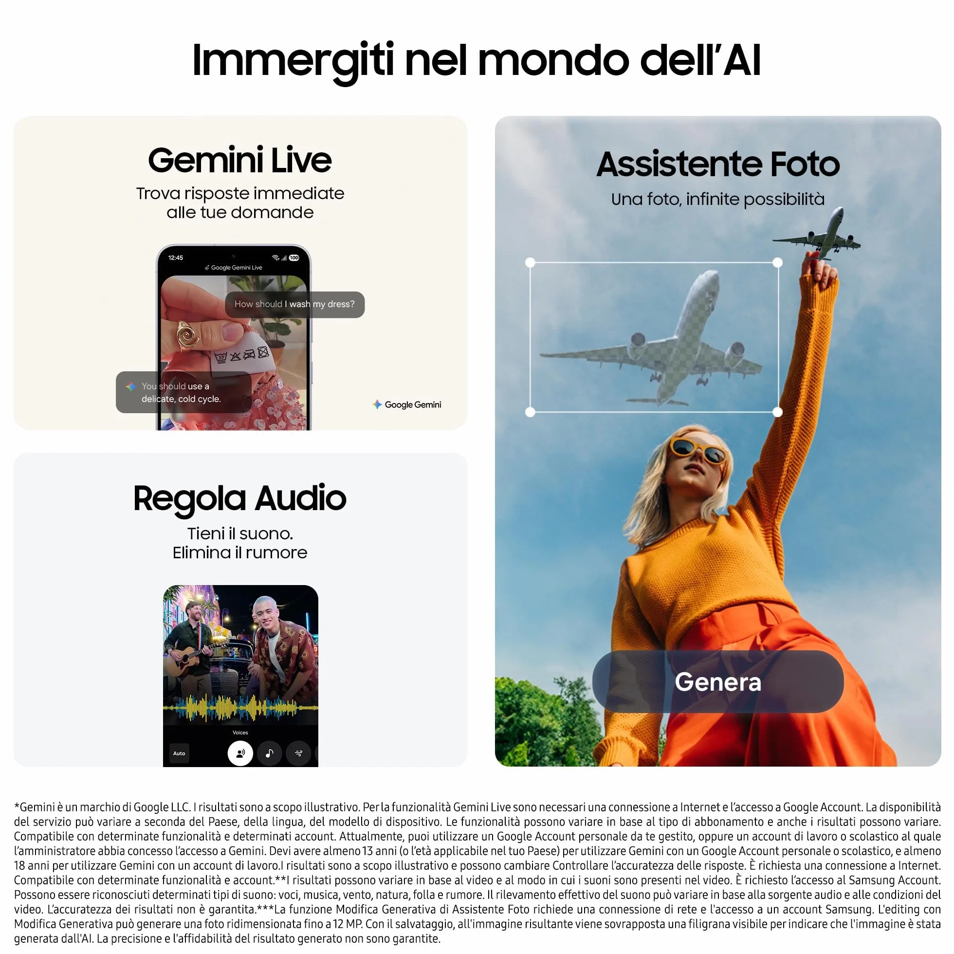 Samsung Galaxy S25 FE Smartphone AI, 3 anni di Garanzia del produttore, Display Dynamic AMOLED 2X 6.7'', Fotocamera 50MP, IP68, 8GB RAM, 256GB, Batteria a lunga durata, Jetblack [Versione Italiana]