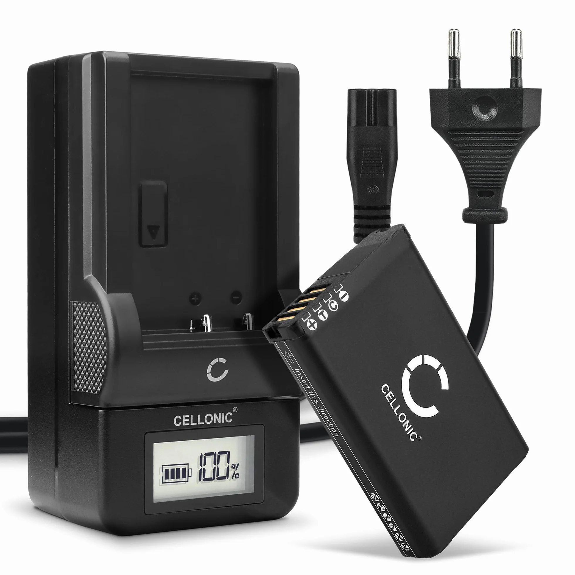 CELLONIC 1x Batteria per Navigatore GPS Compatibile con Garmin Alpha 100, Montana 600, Alpha 200, 010-11599-00 – (2200mAh, 3.7V) + Caricabatteria