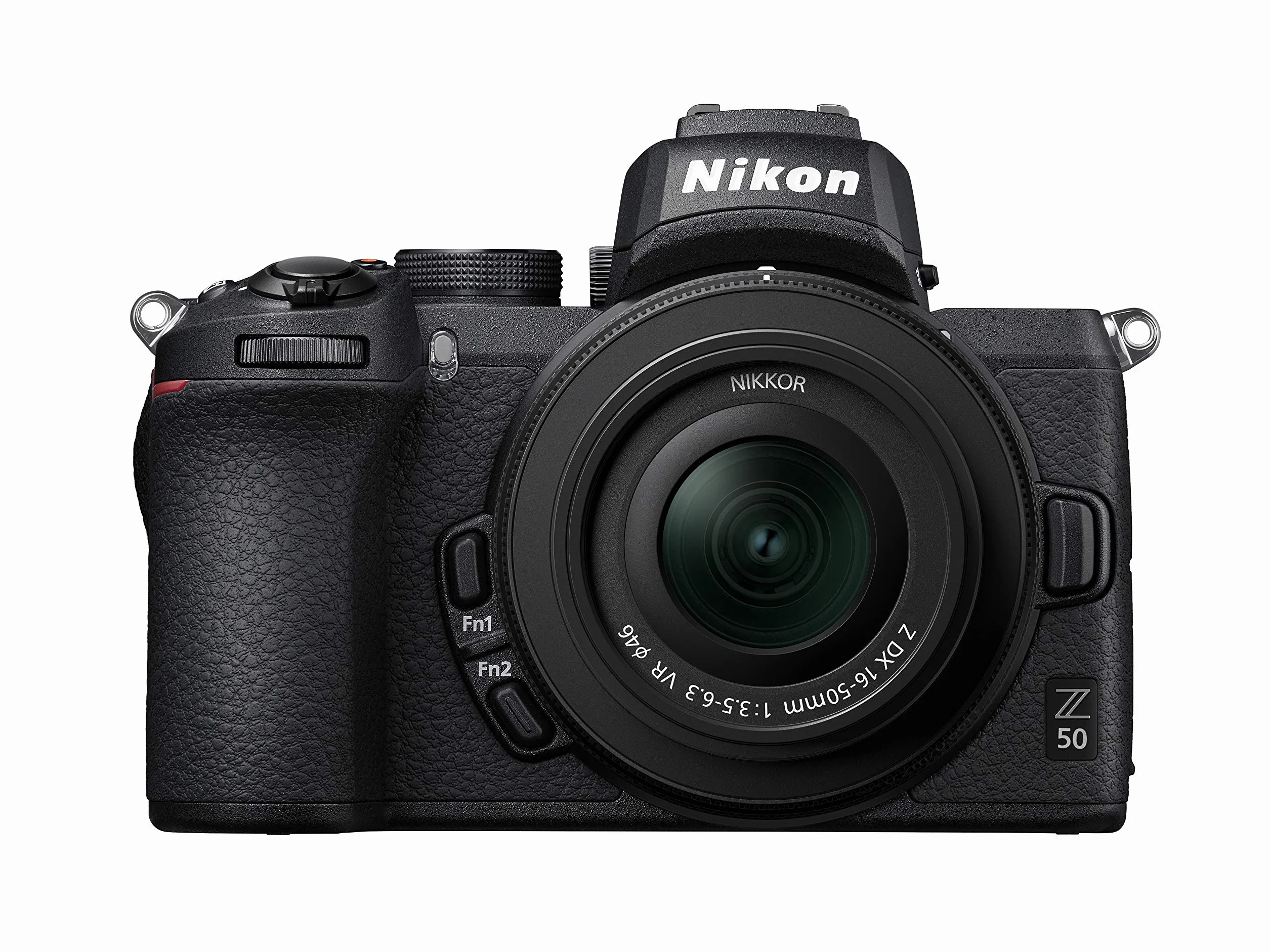 Nikon Z50 + Z Dx 16-50Vr Fotocamera Mirrorless, Cmos Dx da 20.9 Mp, Sistema Hybrid-Af, Mirino Elettronico (Evf), LCD 3.2" Touch, Video 4K, Nero