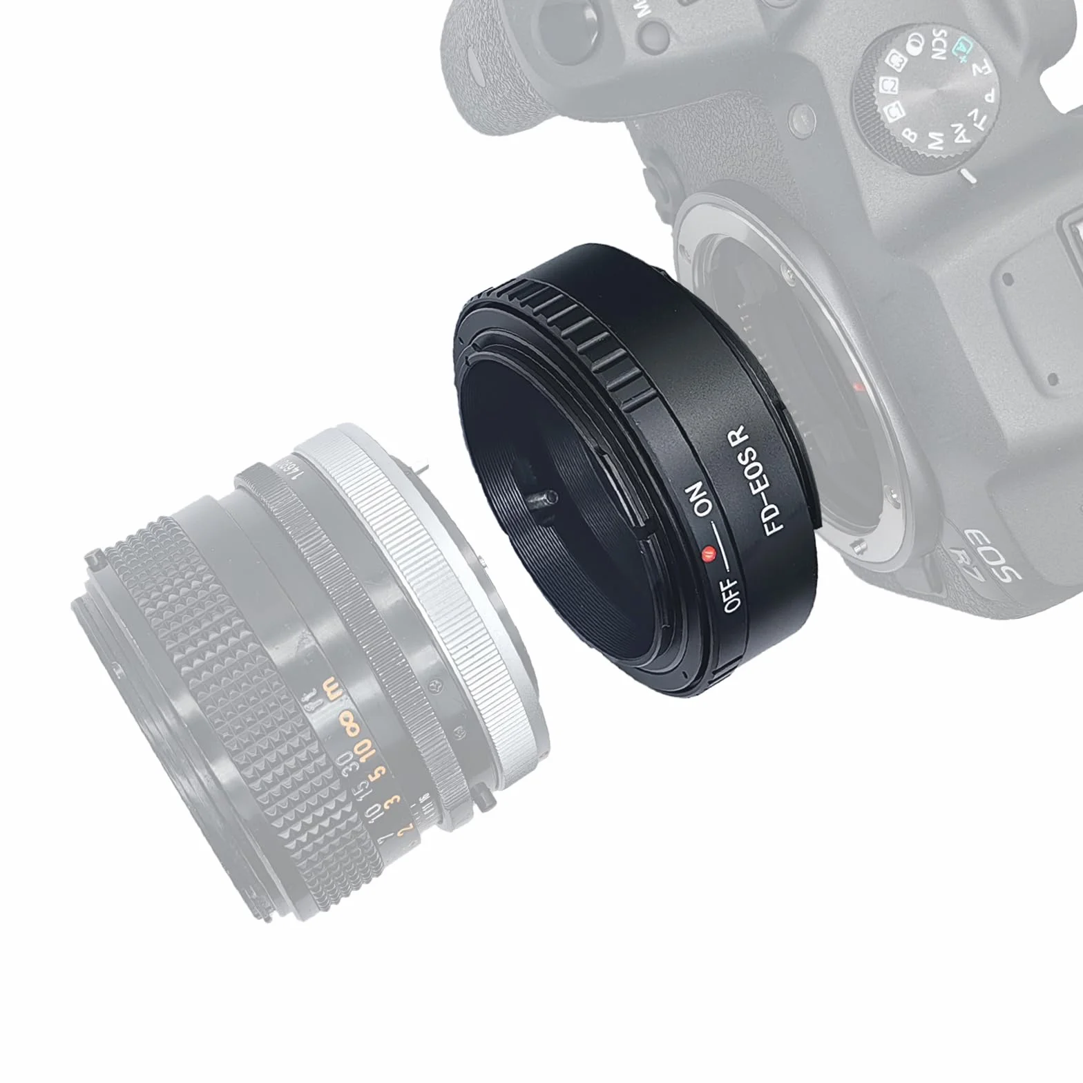 Anello adattatore obiettivo FD-EOS R,per FD/FL compatibile con EF RF RP.