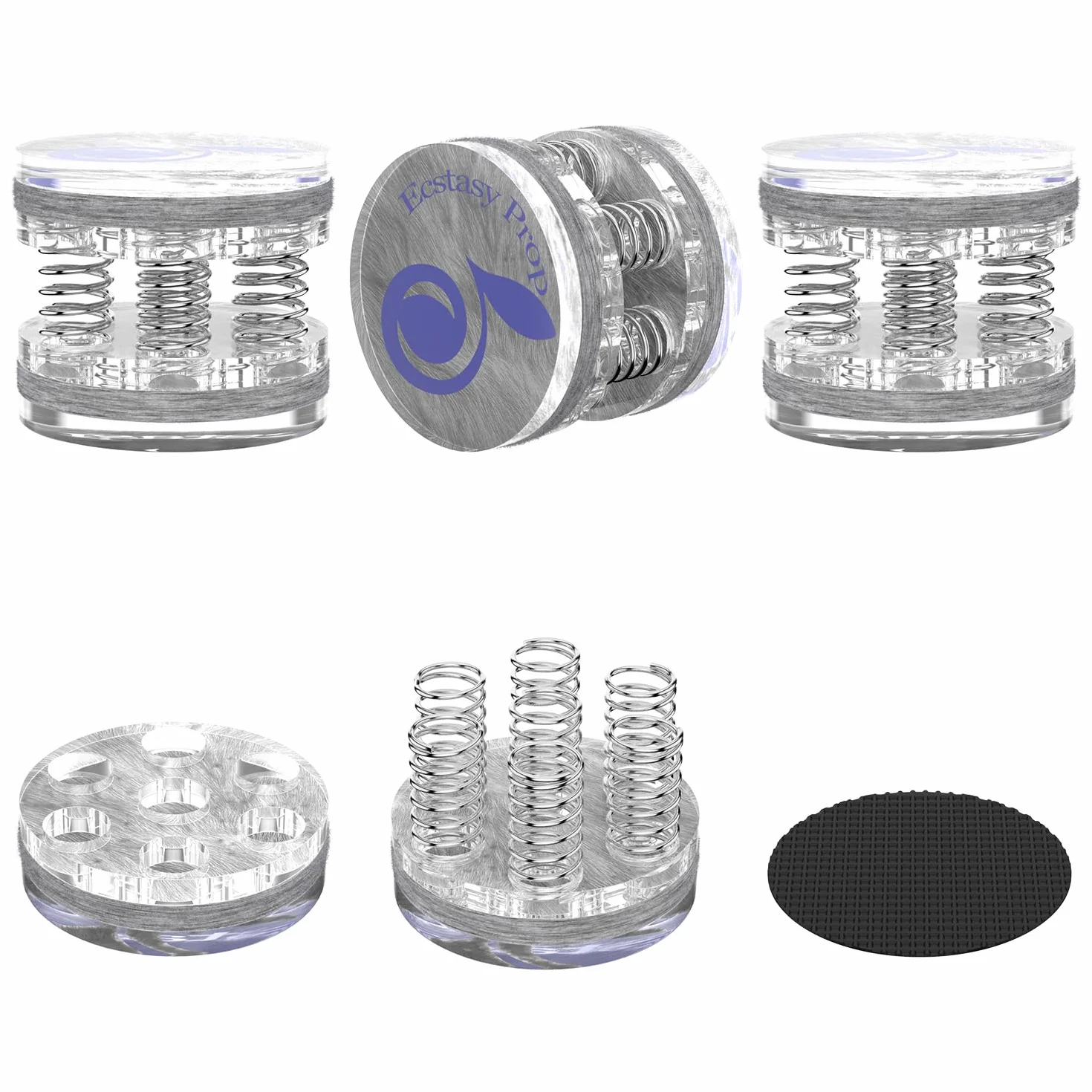Viborg 4 piedini isolanti per altoparlanti antivibrazioni subwoofer amplificatori isolamento audio a molla