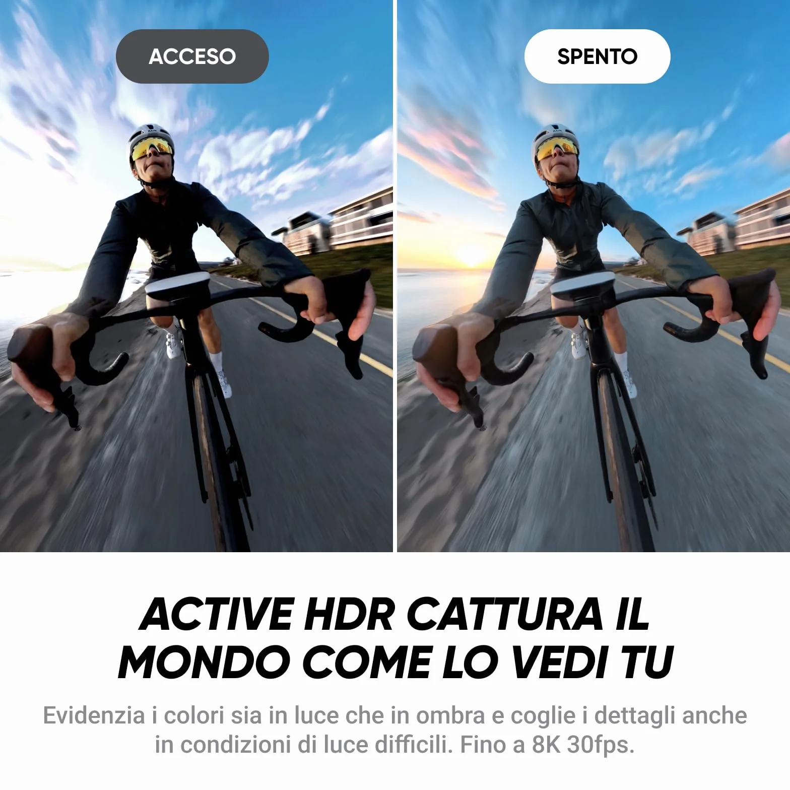 Insta360 X4 Air, Videocamera 8K 360 leggera, Selfie stick Invisibile, lenti sostituibili, cover antivento integrata, stabilizzazione FlowState, prima registri poi inquadri