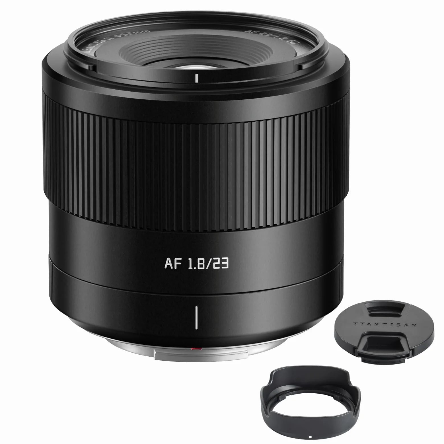 TTArtisan Obiettivo 23mm F1.8 Autofocus APS-C per fotocamere E-Mount A5000 A6500 A6600 NEX-3 NEX-3N NEX-7 NEX5 CA7 A7I A7R A7S A7SI A7SII A9 e altro ancora. (nero)