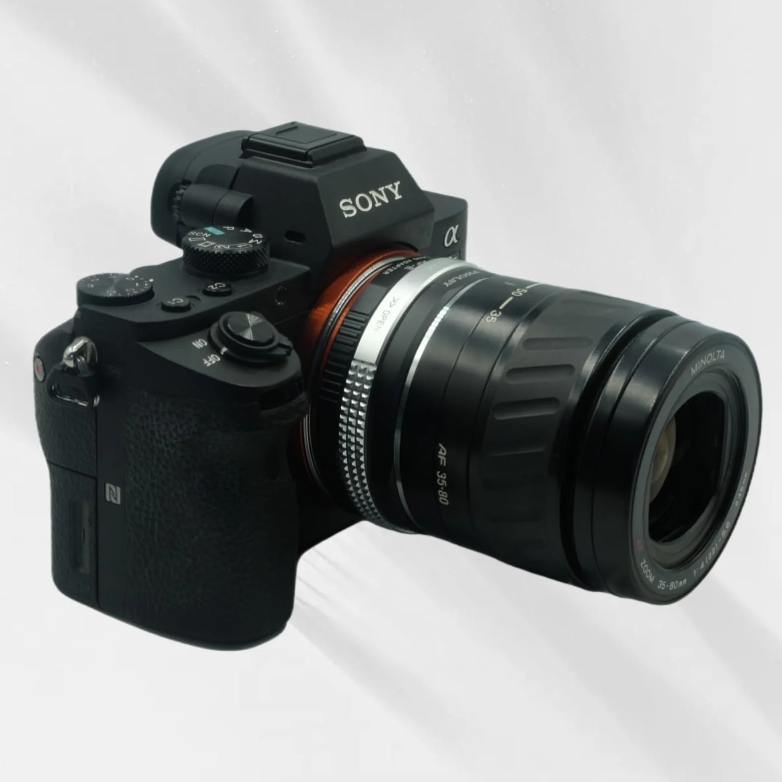 PHOLSY Manuale Adattatore per Lente: Compatibile con Obiettivi Sony A (Minolta AF) e Corpo Fotocamera Sony E (NEX), Sony A su E