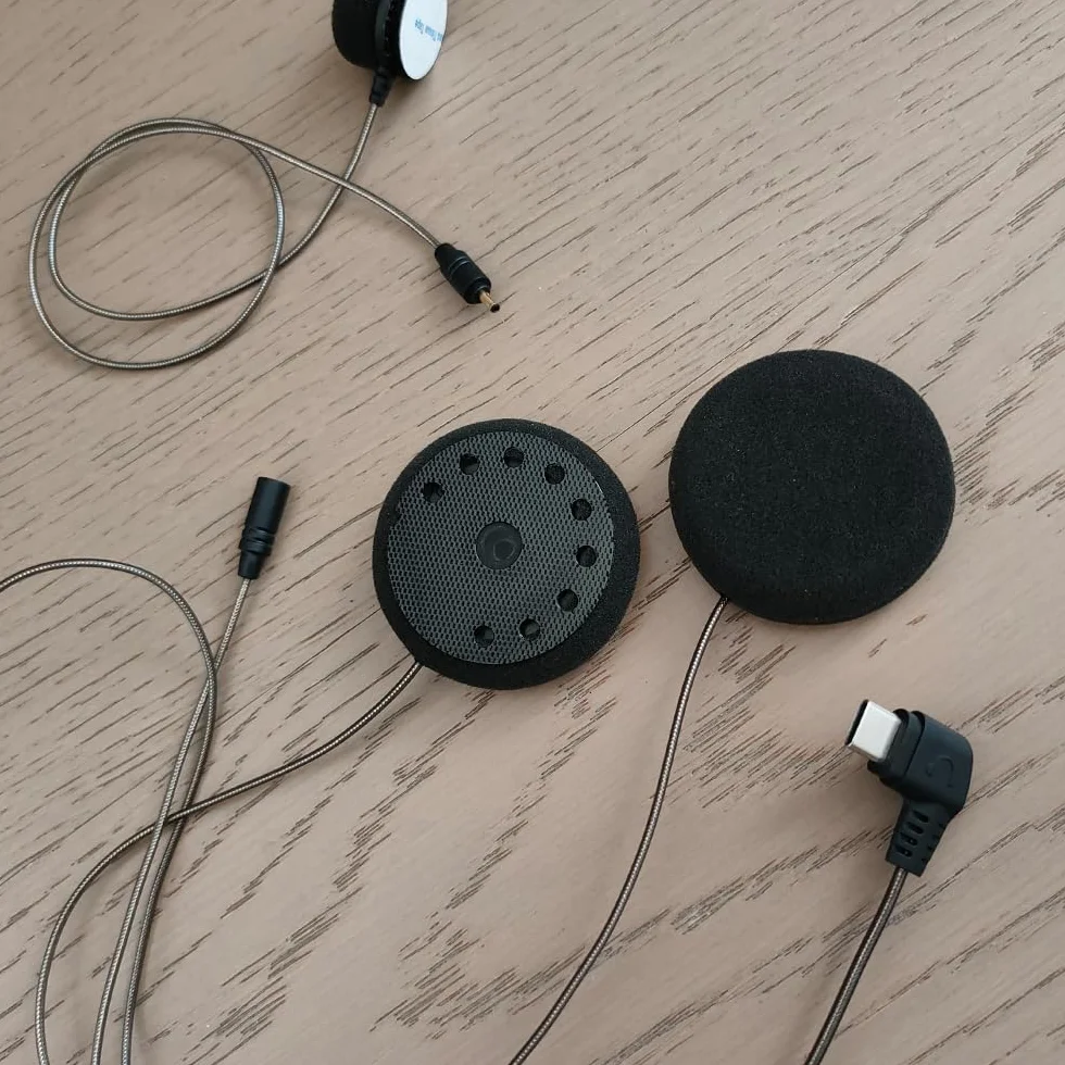 Altoparlante per casco da 45 mm, con microfono, compatibile con LEXIN G4 G2 G16 B4FM