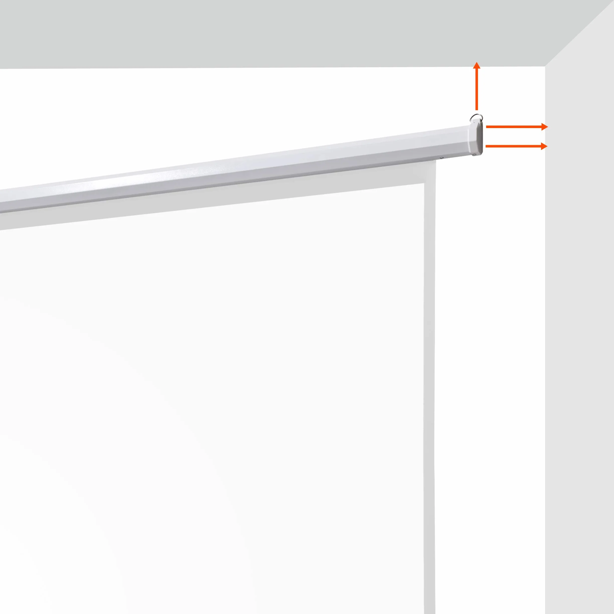 Celexon ivolum Motorleinwand 200 x 150cm,Heimkino-Leinwand