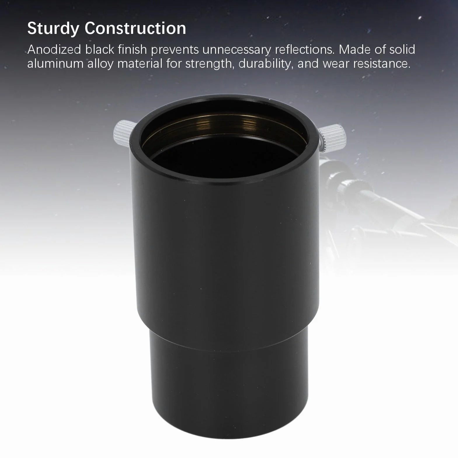 Tubo di Prolunga per Telescopio da 2 Pollici, Adattatore per Oculare Filettature M48x0.75mm, Accessorio per Telescopi Astronomici con Filtri