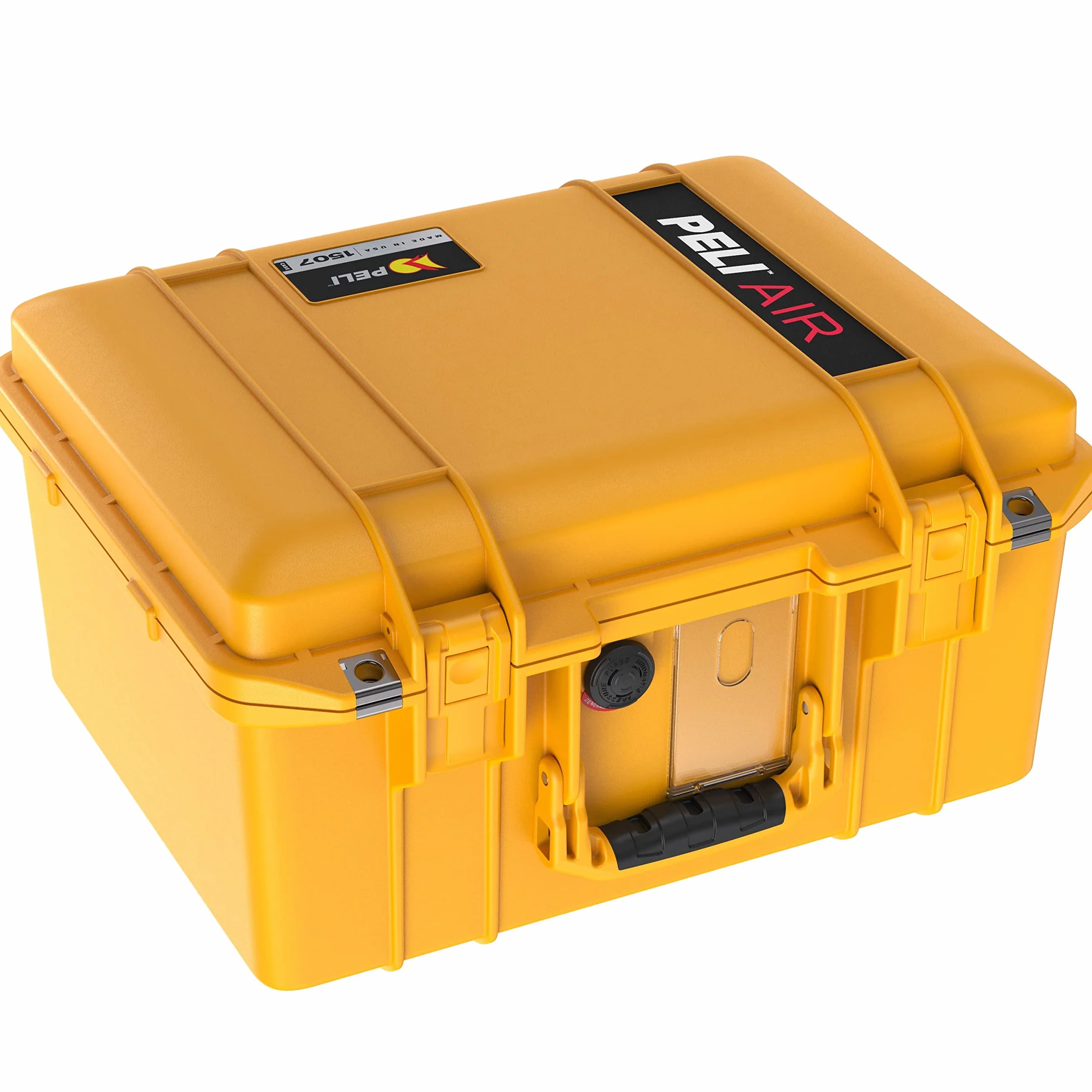 PELI 1507 Air Valigia Protettiva Leggera per Camera DSLR e Attrezzatura Delicata, Impermeabile e resistente alla polvere, 24L di Capacità, Fabbricato in USA, Senza Schiuma, Colore: Giallo