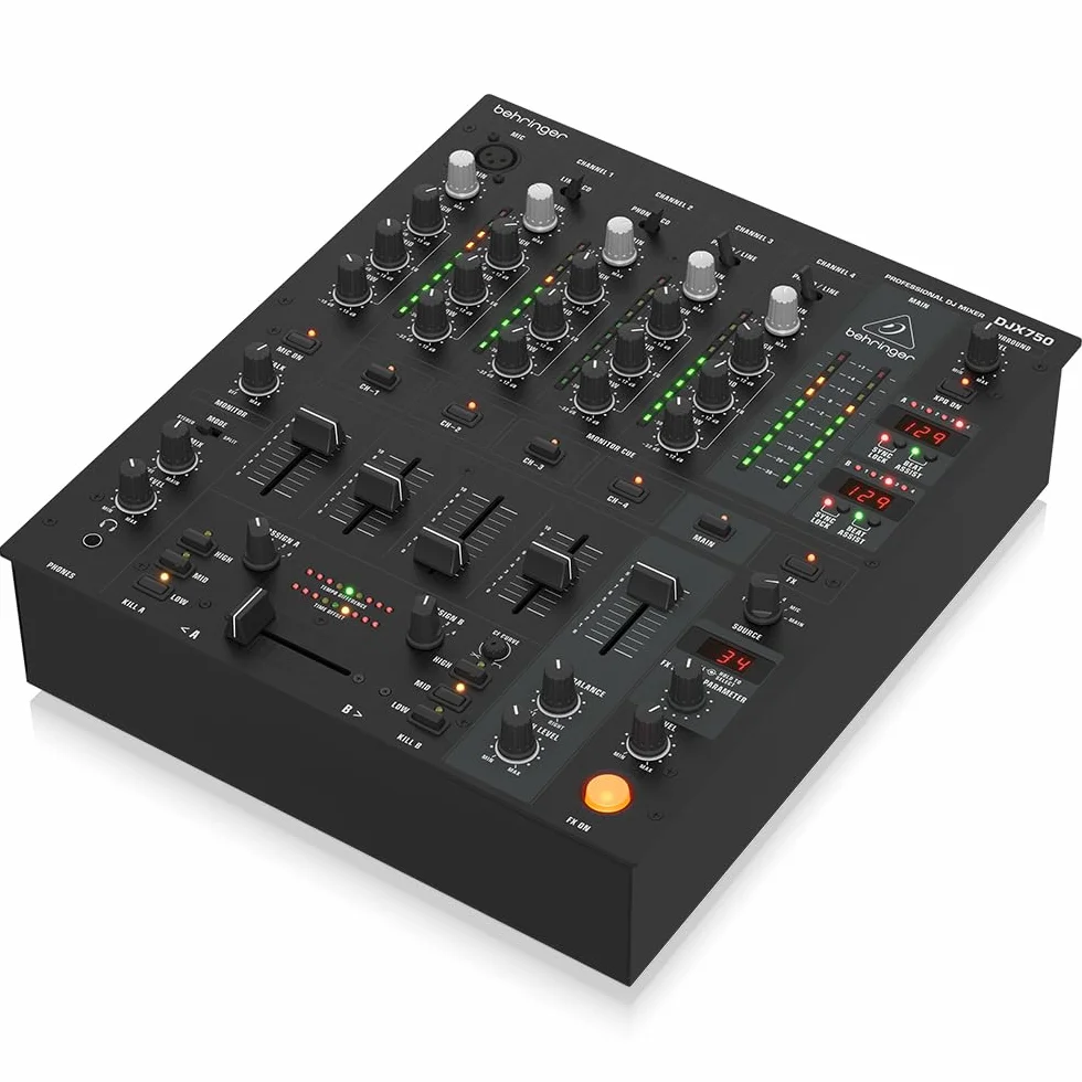 Behringer Pro Djx750 Mixer Digitale 5 Canali Con Effetti