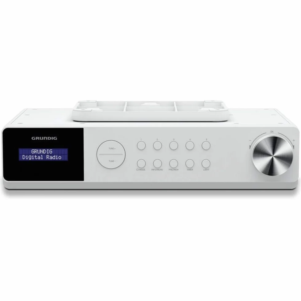GRUNDIG radio da cucina DKR Bluetooth DAB DAB+ bianco