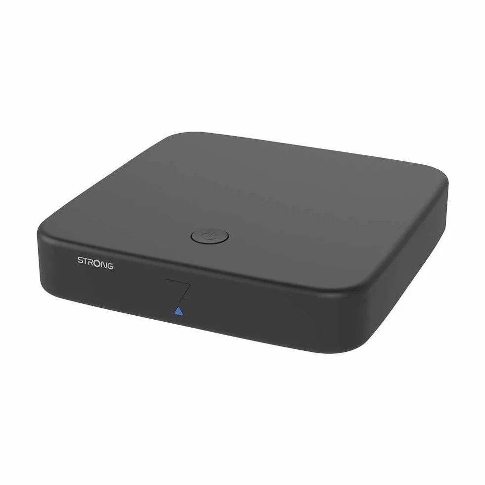 STRONG SRT420 Streaming Box Android TV, DVB-T 4K UHD, 2GB RAM + 8GB Memoria, Wi-Fi 5, Bluetooth BLE 5.0, HDR10+, Nero