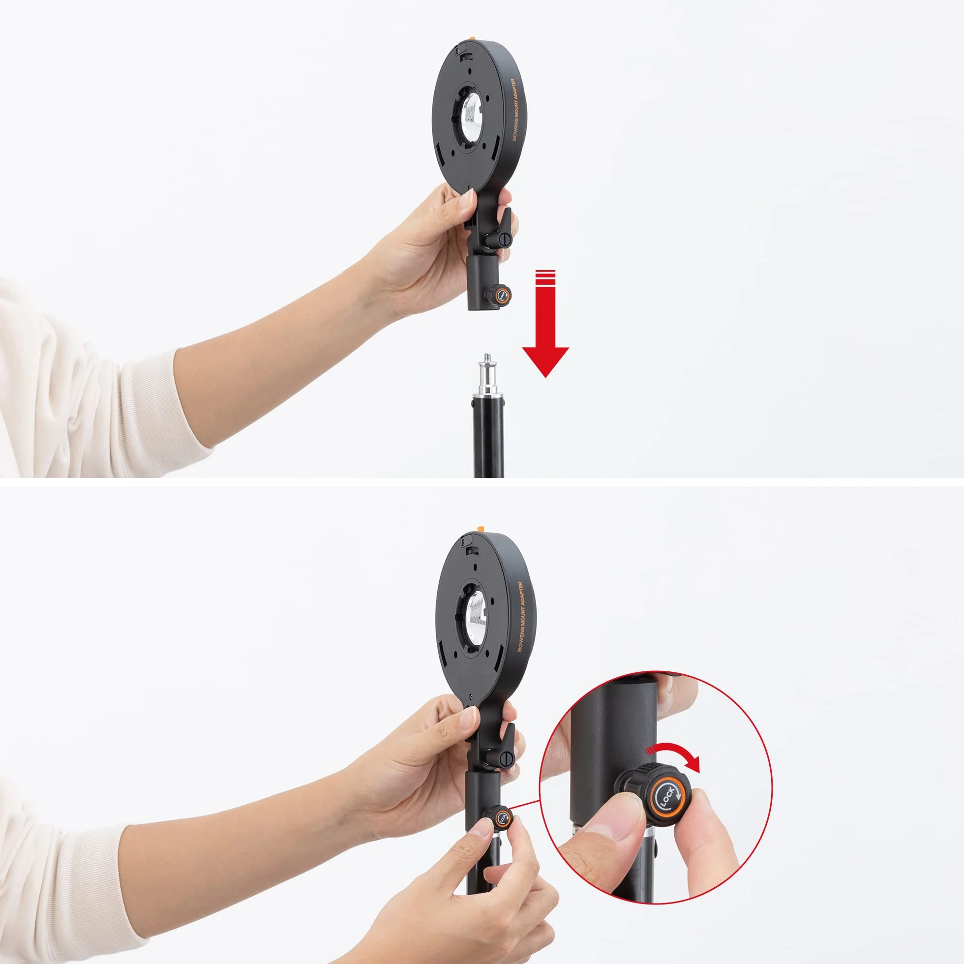 ZHIYUN Adattatore A da ZY Mount a Bowens Mount [Ufficiale] per Molus G60