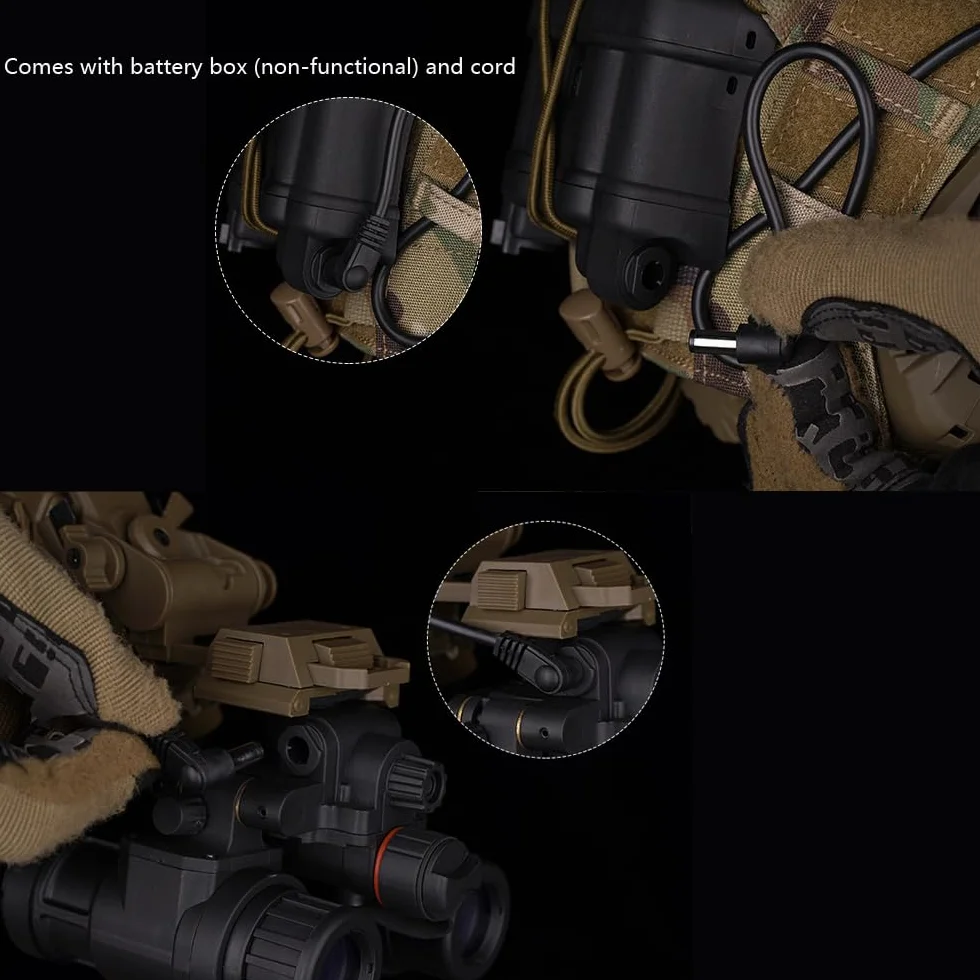 Modello tattico GPNVG 18 Dummy, modello di occhiali per la visione notturna, per il casco tattico NVG Mount | per la visualizzazione Cosplay
