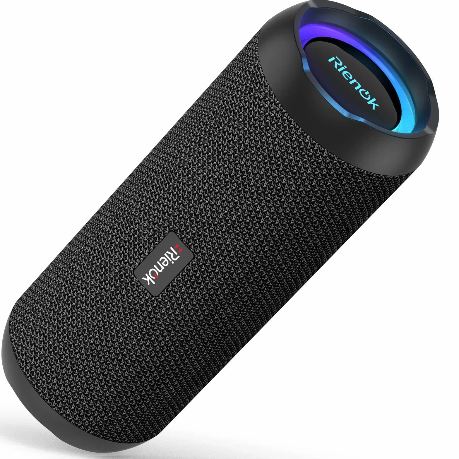 RIENOK Cassa Bluetooth Portatile Potente 30W IPX7 Impermeabile Altoparlante Bluetooth, Bassi Potenti, Luce LED, AUX & Micro SD